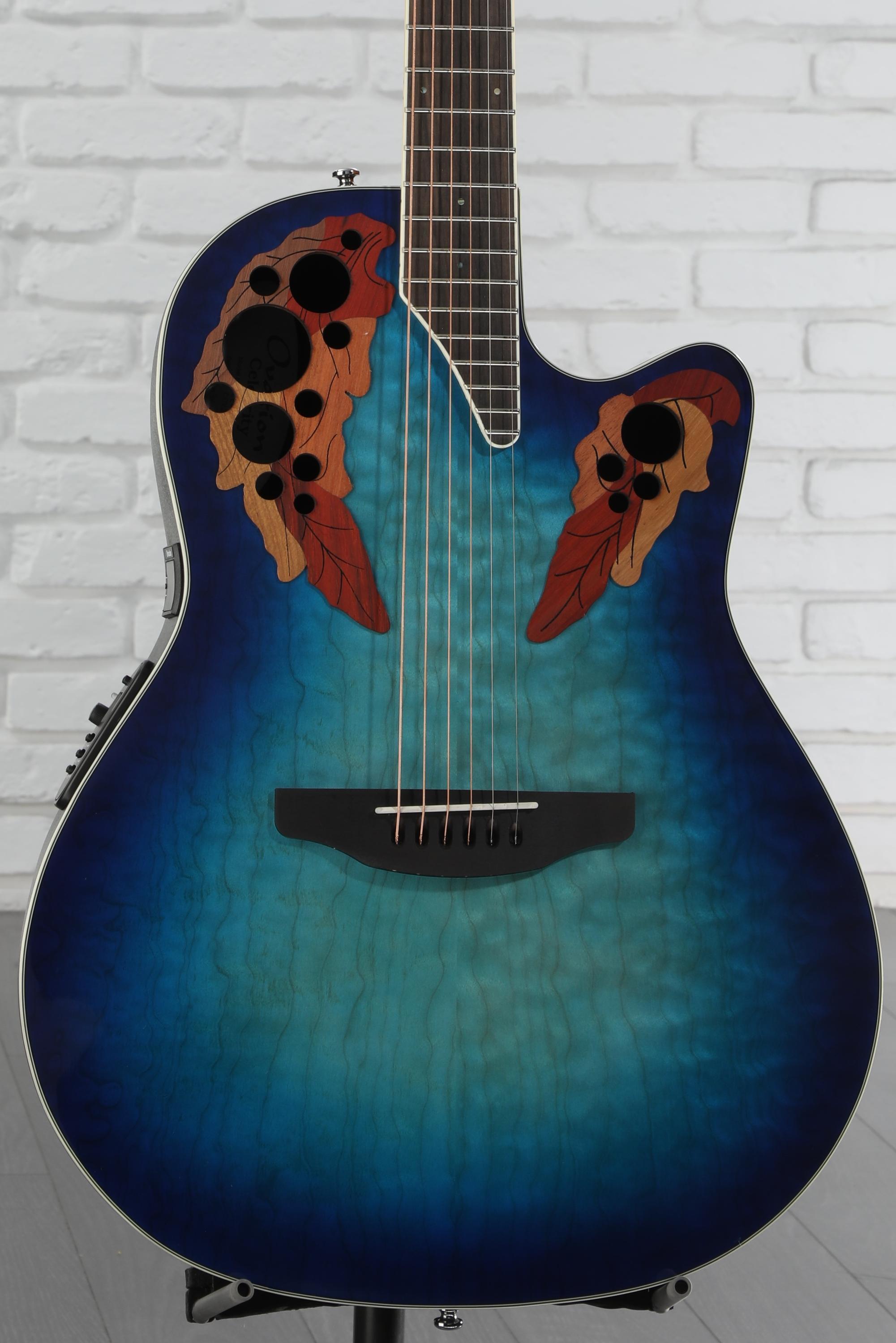 ギター OVATION CE48P TIGER EYE Celebrity Ovation Celebrity Elite Plus CE48P Acoustic Guitar Tiger Eye