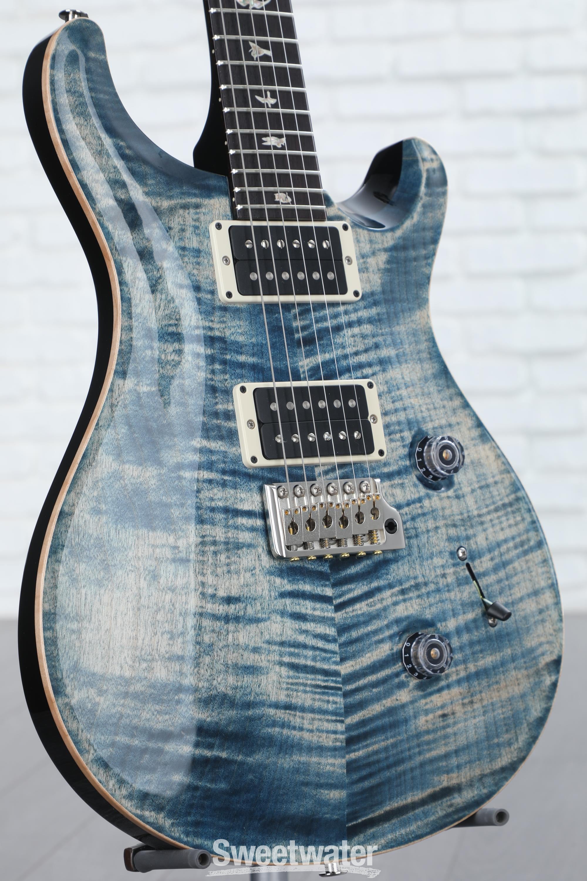 PRS Custom 24 Electric Guitar with Pattern Thin Neck - Faded Whale 