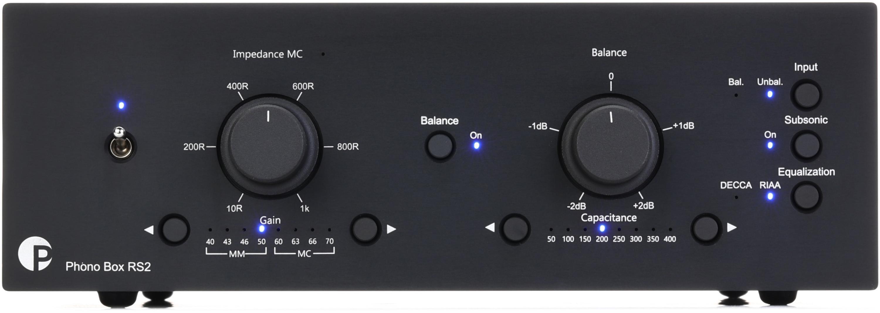 Pro-Ject Phono Box MM Phono Preamp - Black | Sweetwater