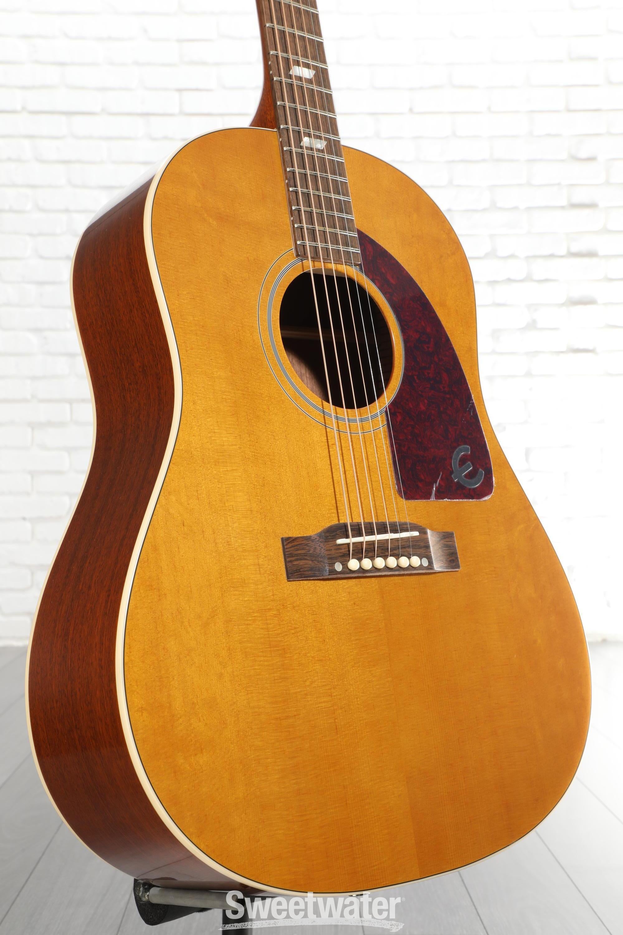 Epiphone Masterbilt Texan Acoustic-Electric Guitar - Antique