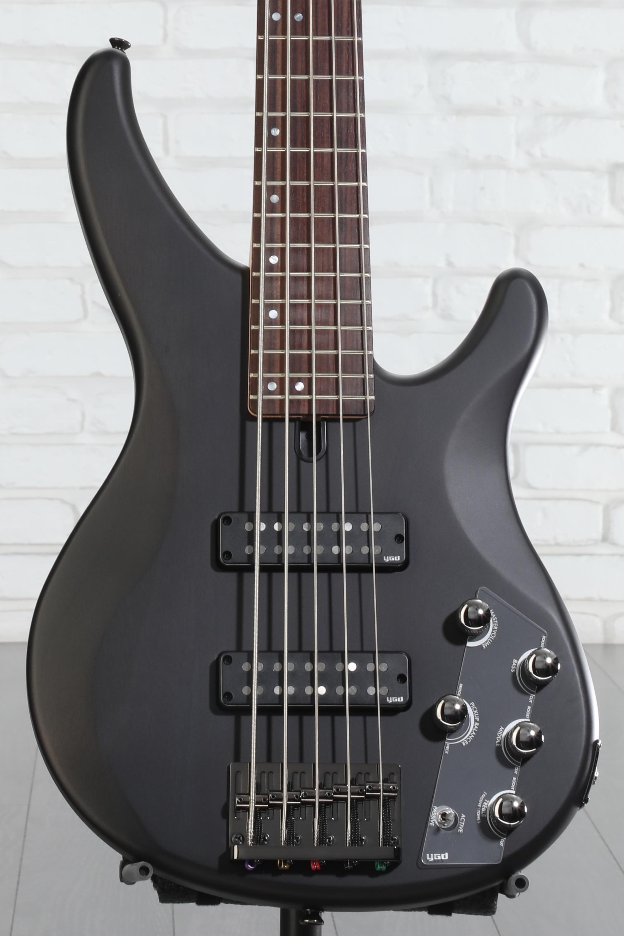 Yamaha TRBX505 5-string Bass Guitar - Translucent Black | Sweetwater