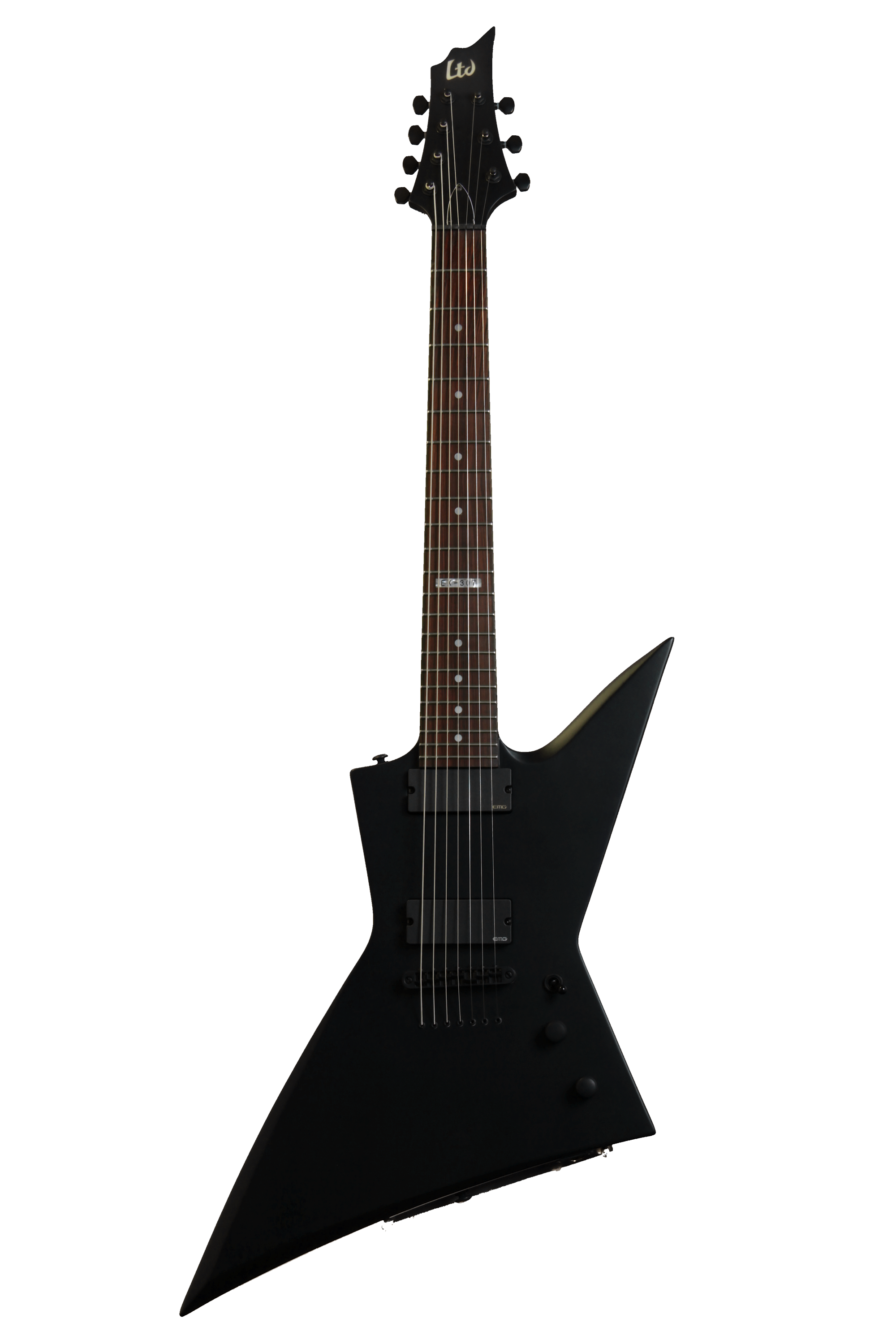 ESP LTD EX-307 - Black Satin | Sweetwater