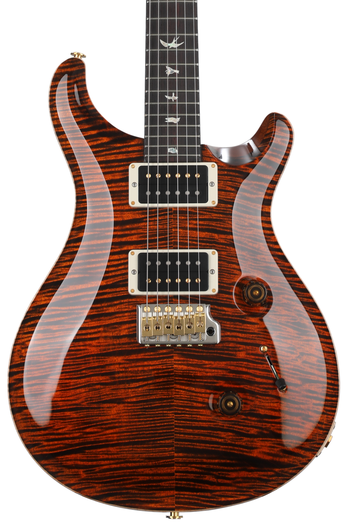 PRS Custom 24 Electric Guitar with Pattern Thin Neck - Orange
