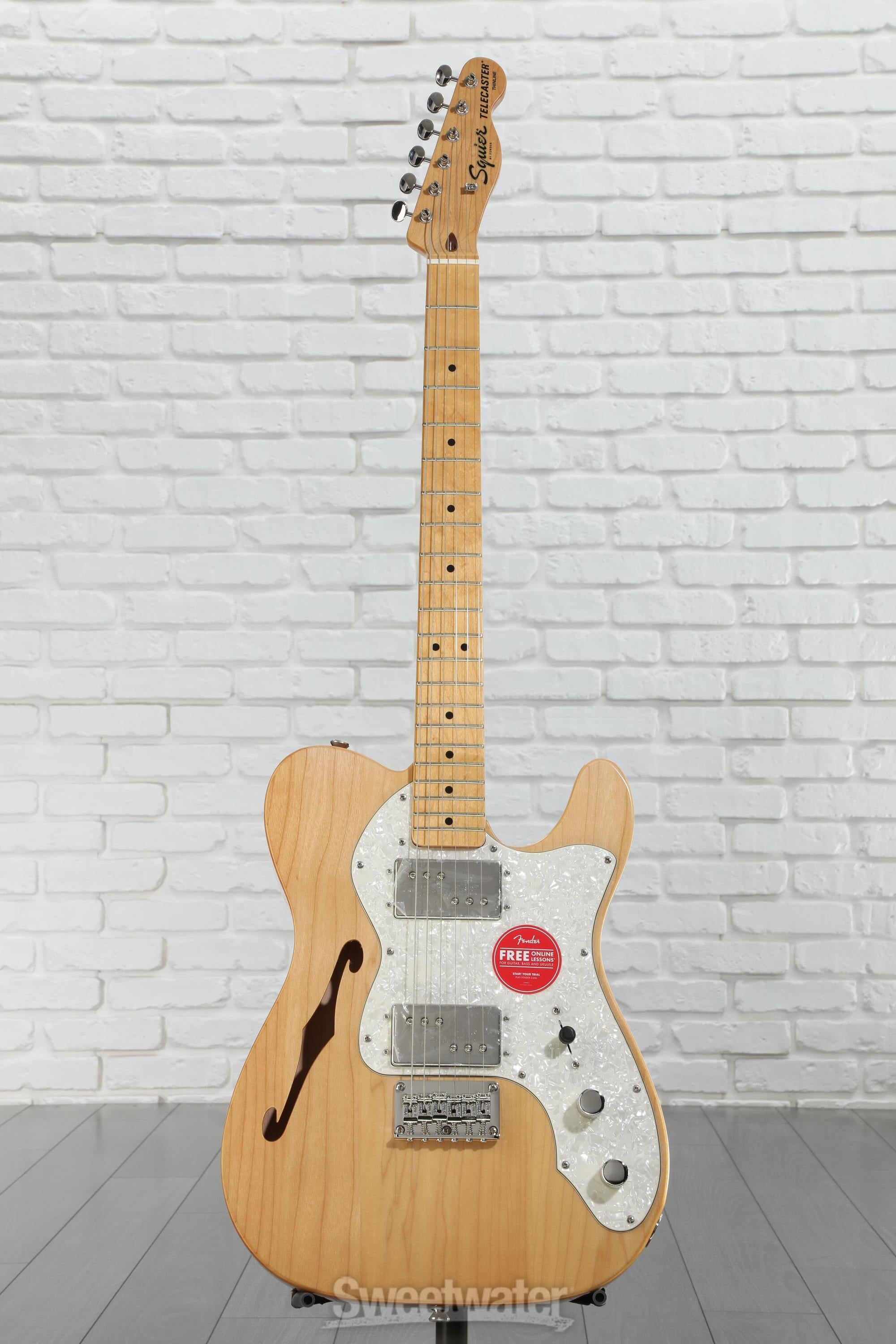 ギター Squier by Fender Telecaster Thinline Squier Classic Vibe '70s Telecaster Thinline - Natural