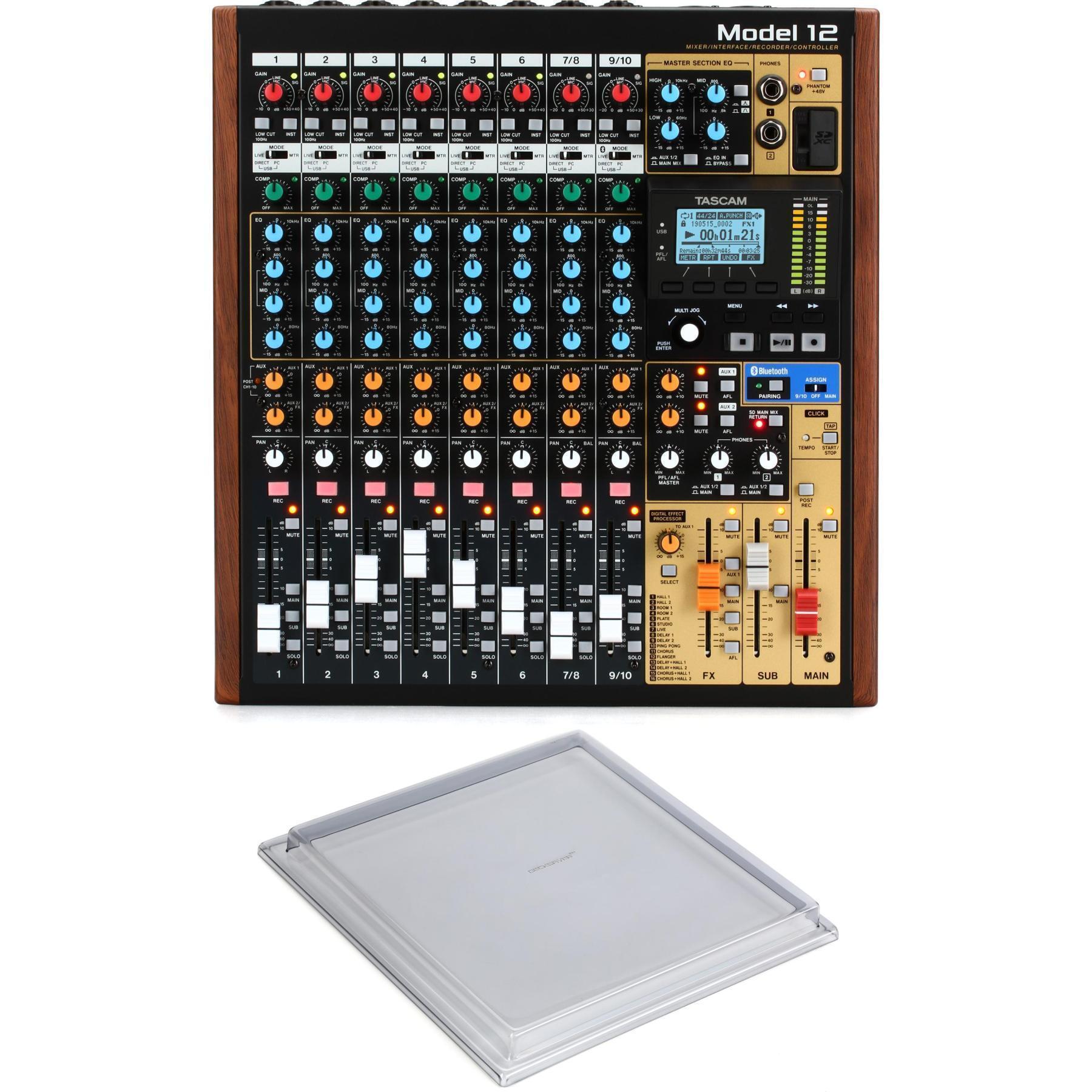 TASCAM Model 12 Mixer / Interface / Recorder / Controller and