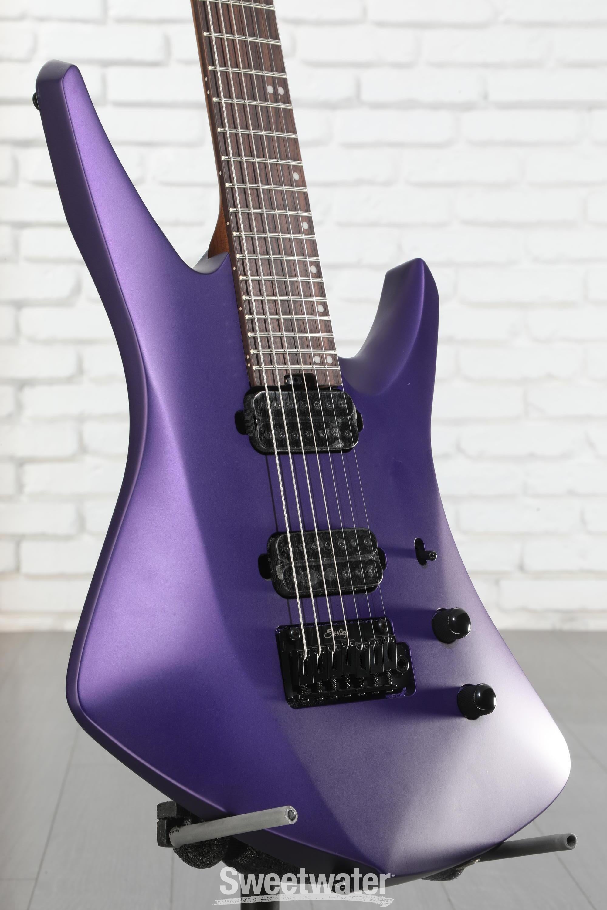 ギター Sterling By Musicman KAIZEN6 Sterling By Music Man Kaizen 7 7-string Electric Guitar - Firemist