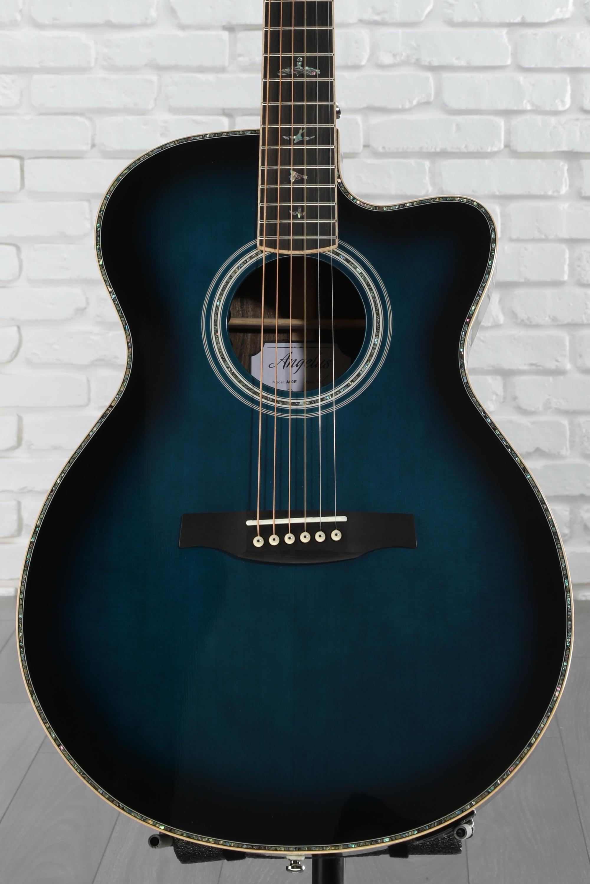 PRS SE A60 Angelus Acoustic-electric Guitar - Cobalt Blue Burst