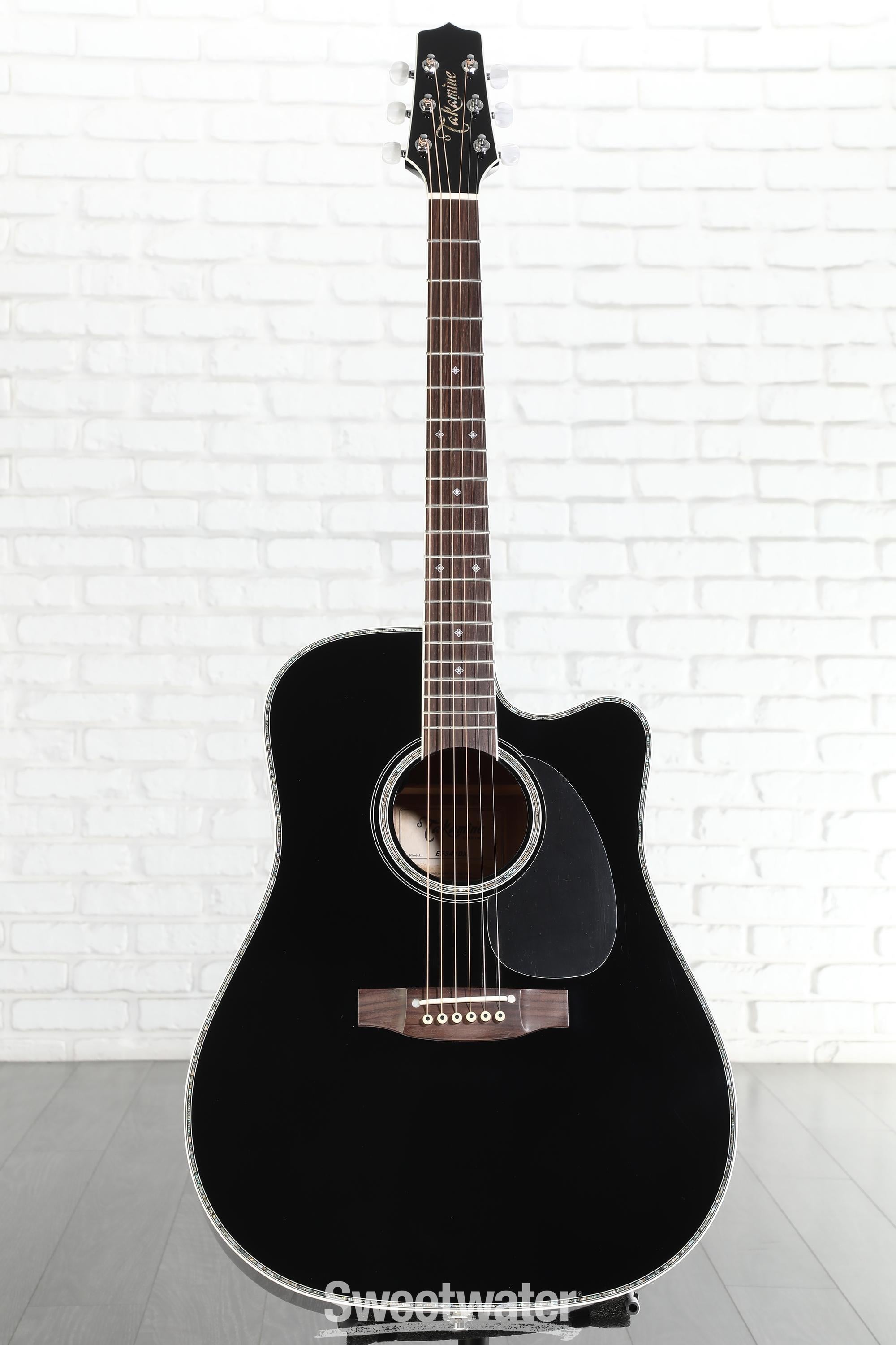 Takamine JEF341DX Dreadnought Acoustic-electric Guitar - Black