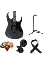 Photo of Ibanez GIO GRGR131EX Electric Guitar Essentials Bundle - Black Flat