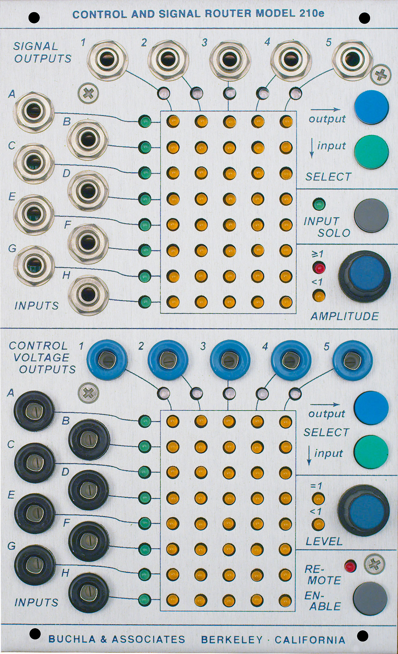 Photo of Buchla 210e Control and Signal Router Module