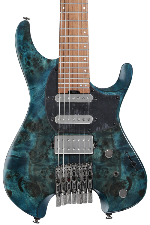 Ibanez Q547PB 7-string Electric Guitar - Cosmic Blue Low Gloss