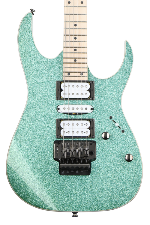 Ibanez RG470 エレキギター Ibanez Standard RG470MSP - Turquoise Sparkle | Sweetwater