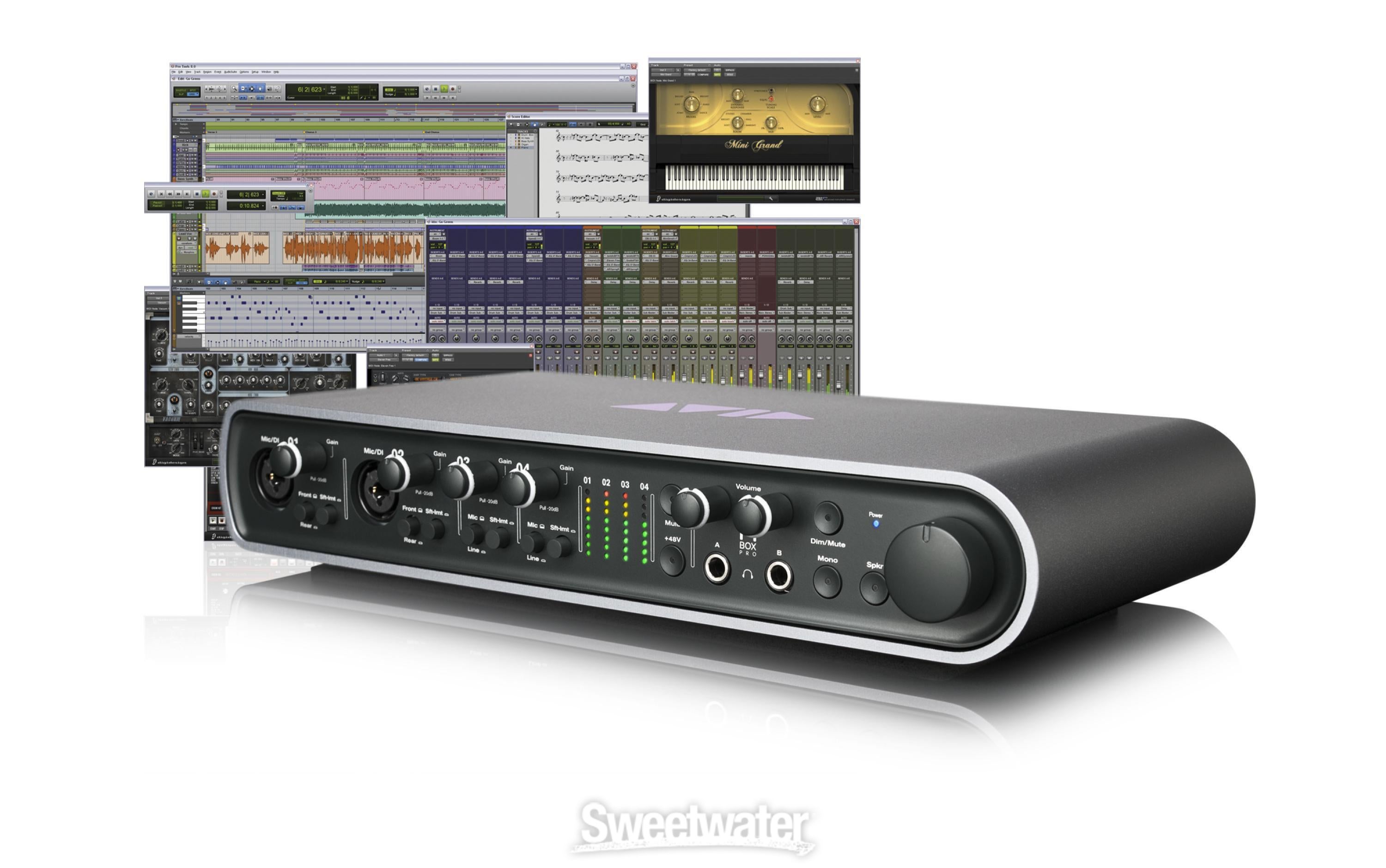 Avid Pro Tools Mbox Pro - Mbox Pro with Pro Tools LE v8 | Sweetwater