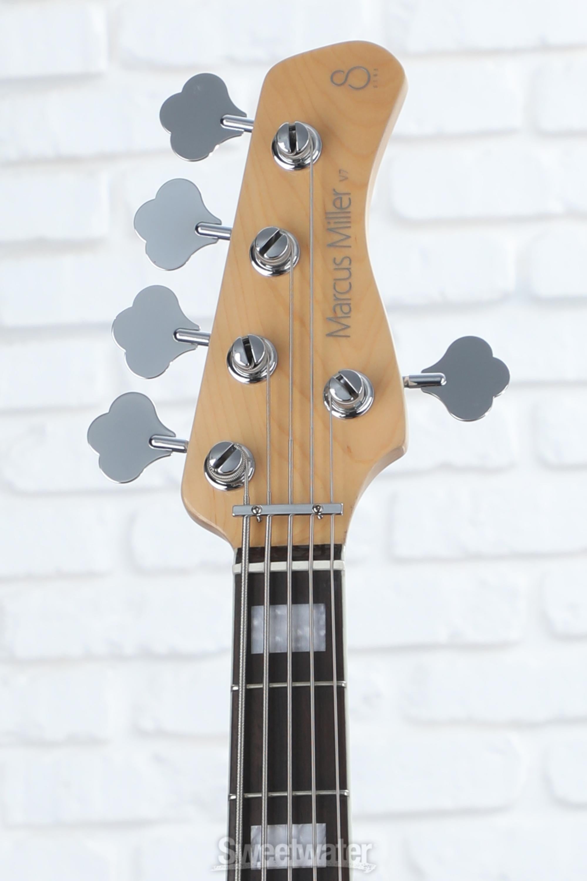 SIRE Marcus Miller V7 Alder-5 LPB 1年保証付 Sire Marcus Miller V7 Alder 5-string Bass Guitar - Bright