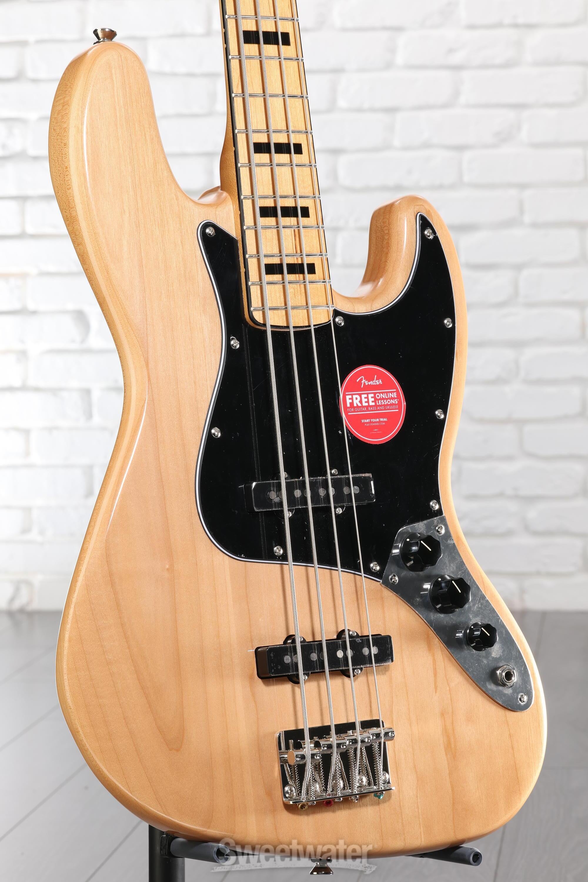 Squier Classic Vibe '70s Jazz Bass - Natural | Sweetwater