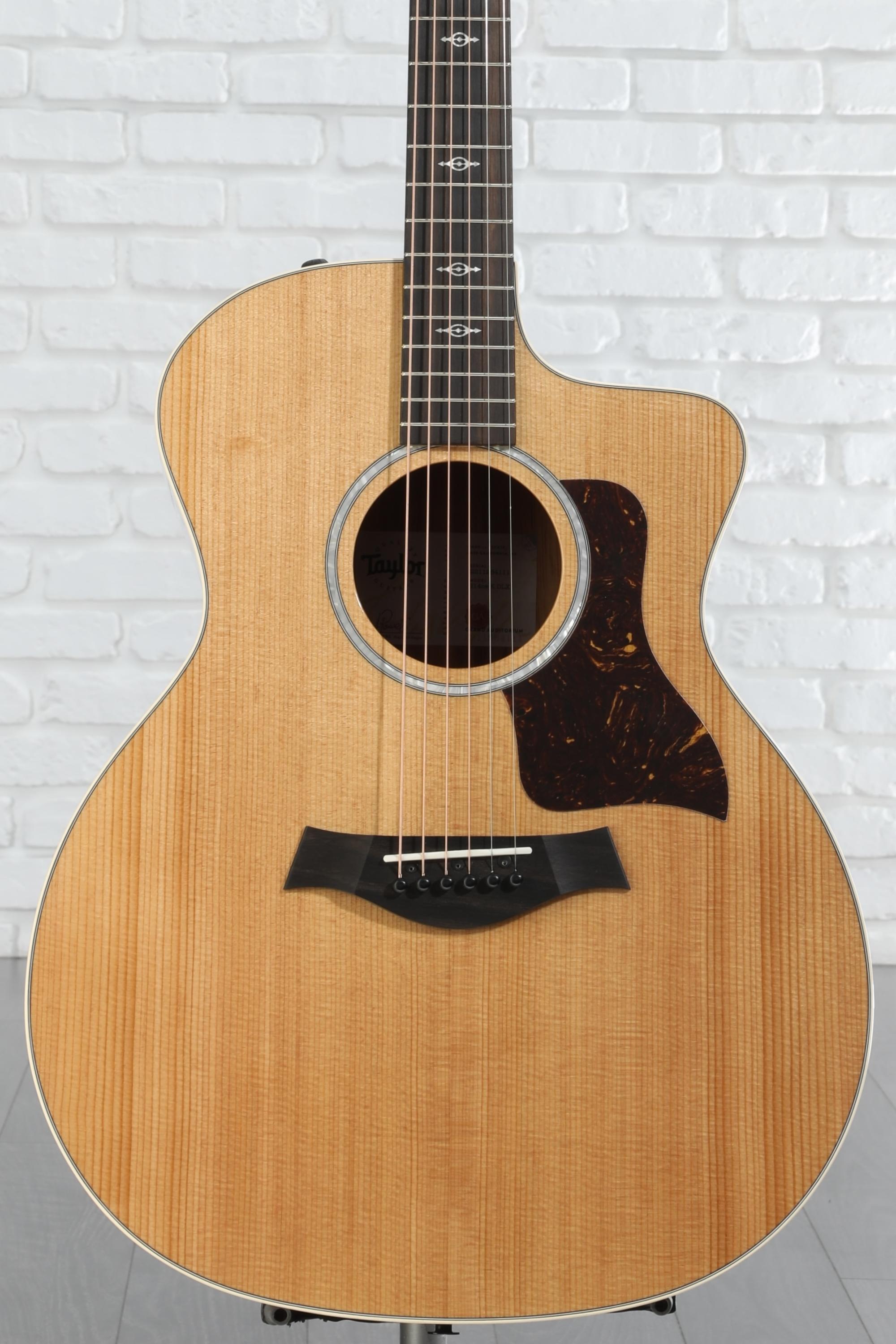 ギター TAYLER 214CE-KDLX Taylor 214ce Deluxe Acoustic-electric Guitar - Natural with