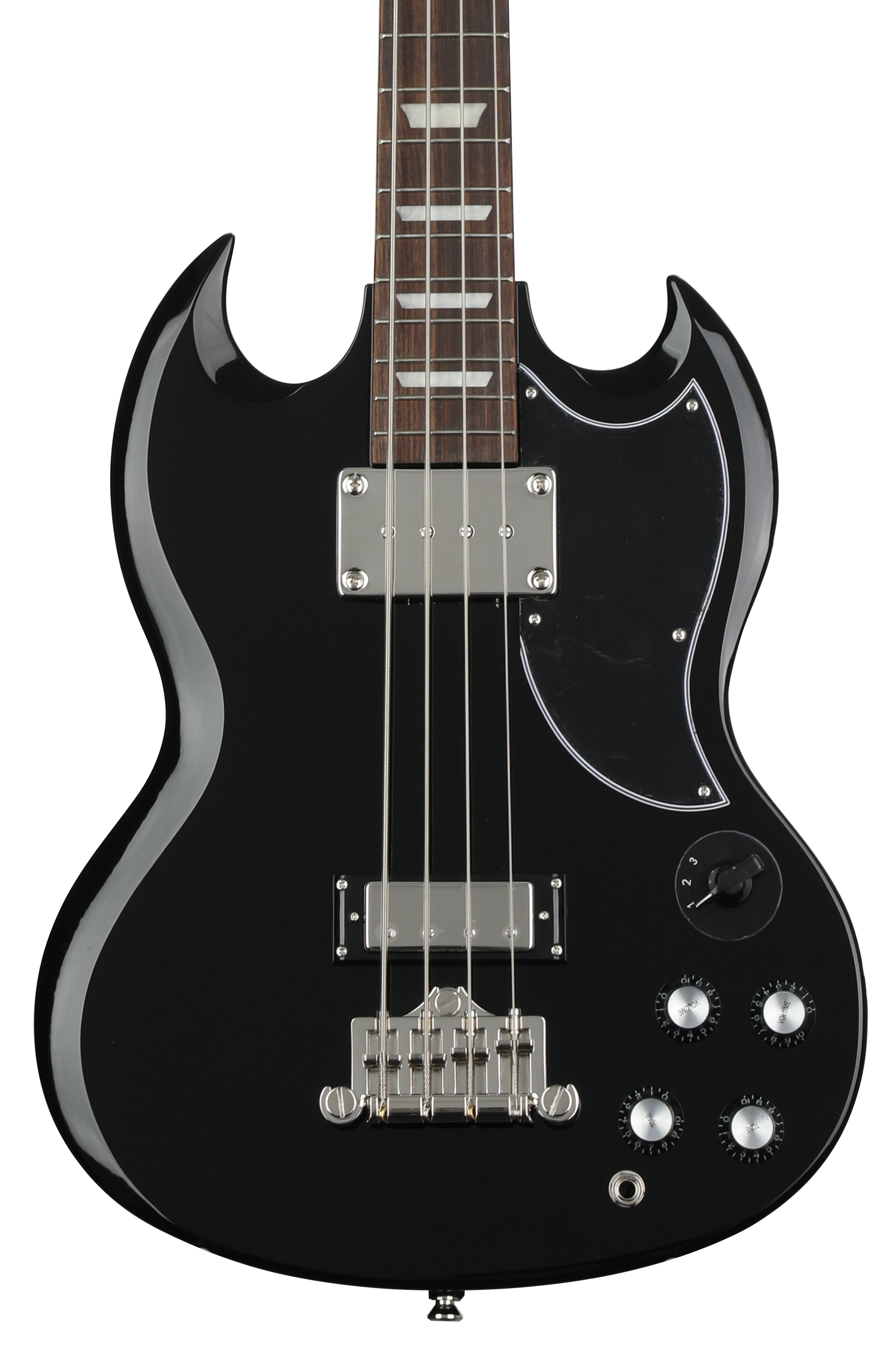 Epiphone EB-3 Bass Guitar - Ebony | Sweetwater