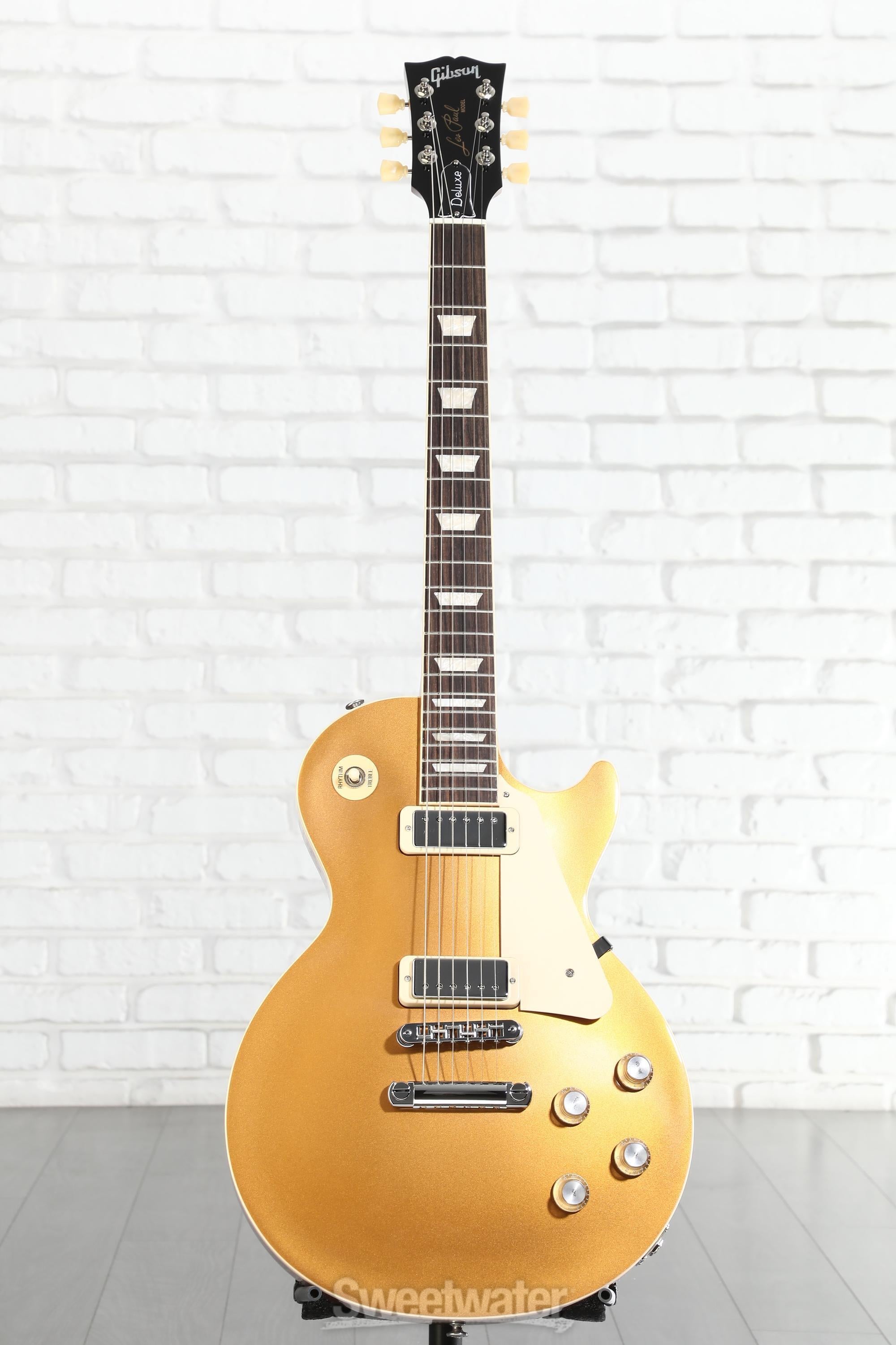 Gibson Les Paul Deluxe 70s Electric Guitar - Goldtop | Sweetwater
