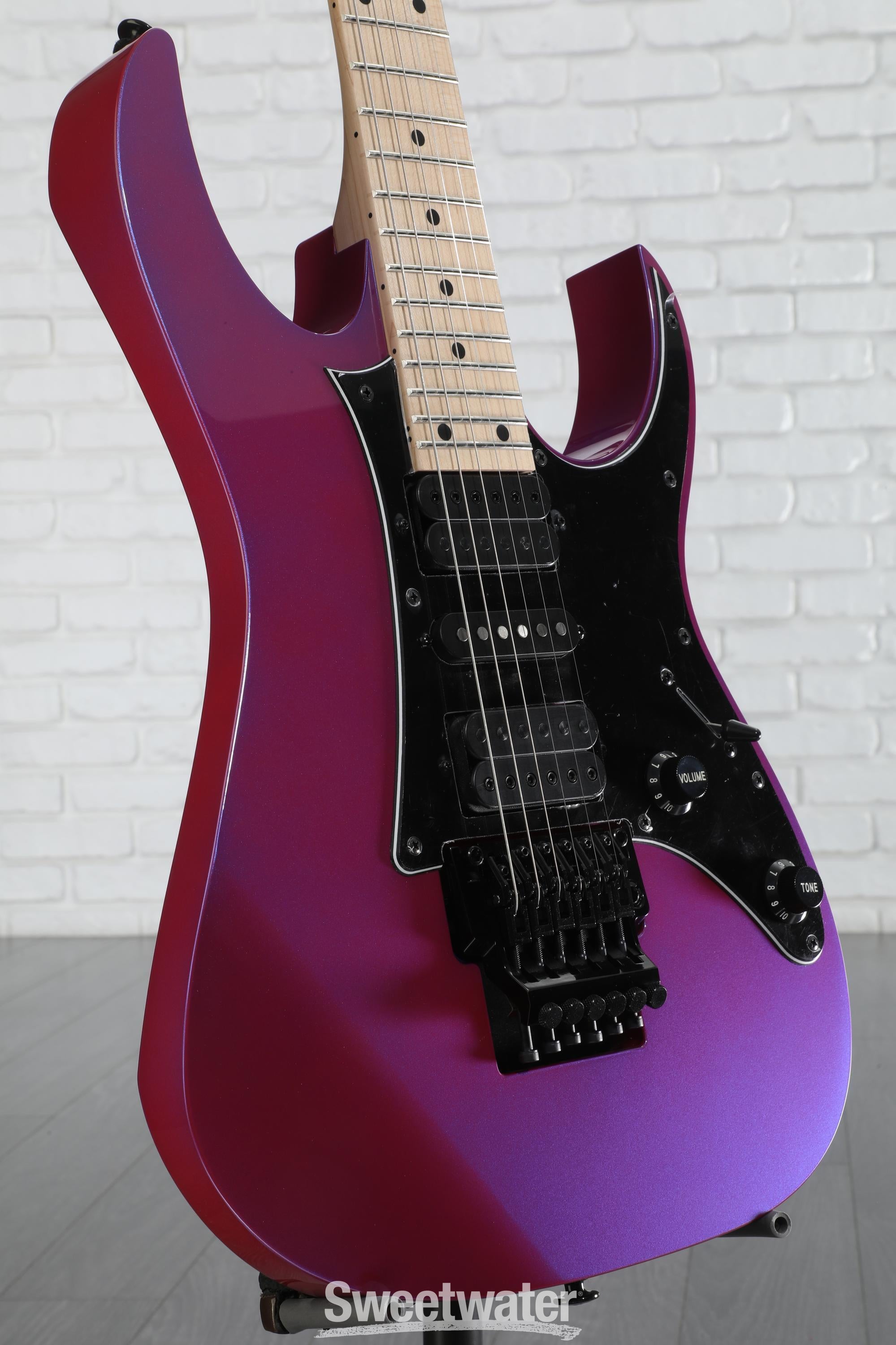 ギター IBANEZ RG550 GENESIS PURPLE NEON Ibanez Genesis Collection RG550 Electric Guitar - Purple