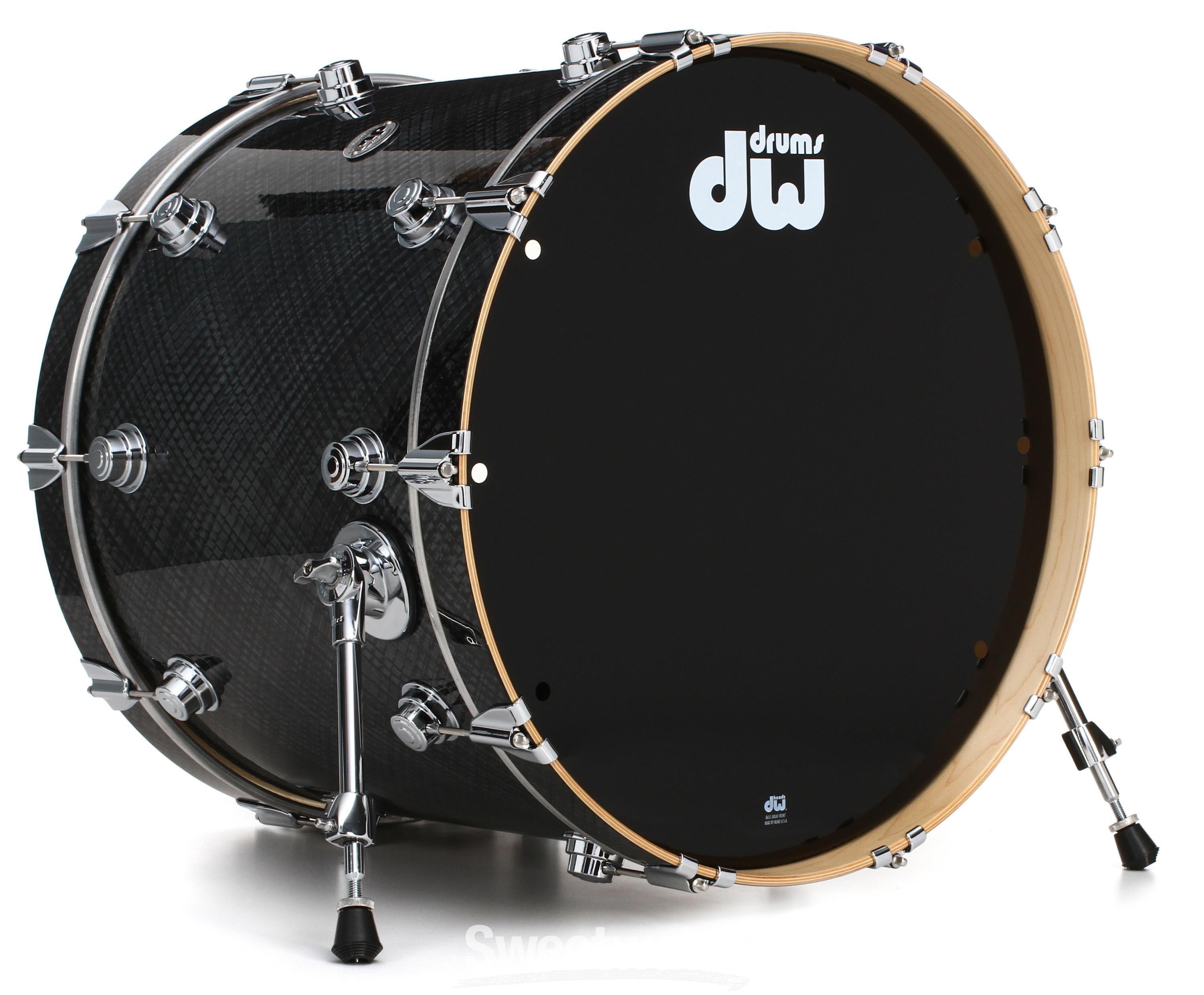 DW Collector's Series 4-piece Shell Pack - Gray Crystal FinishPly