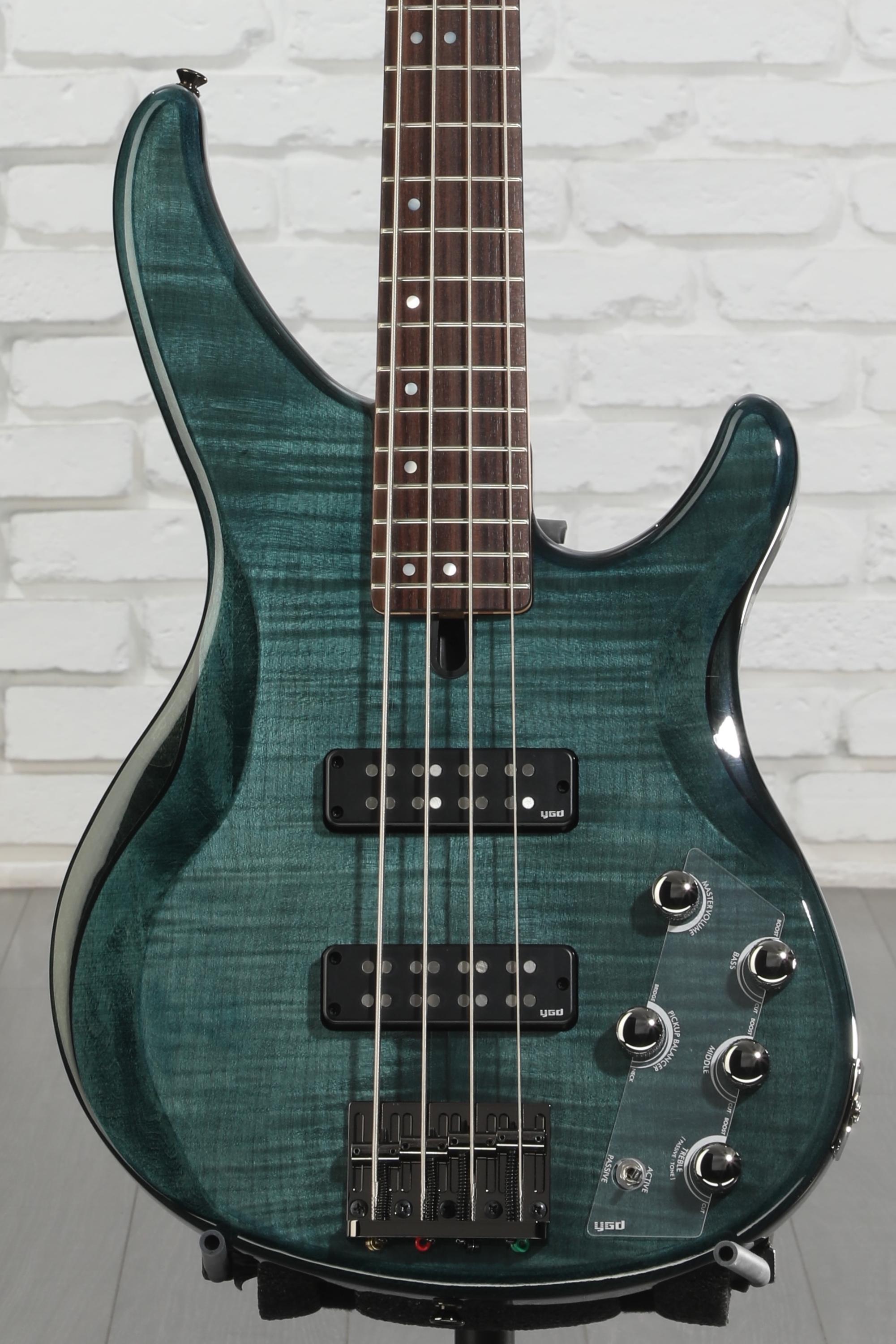 Yamaha TRBX604FM 4-string Bass Guitar - Indigo Blue | Sweetwater