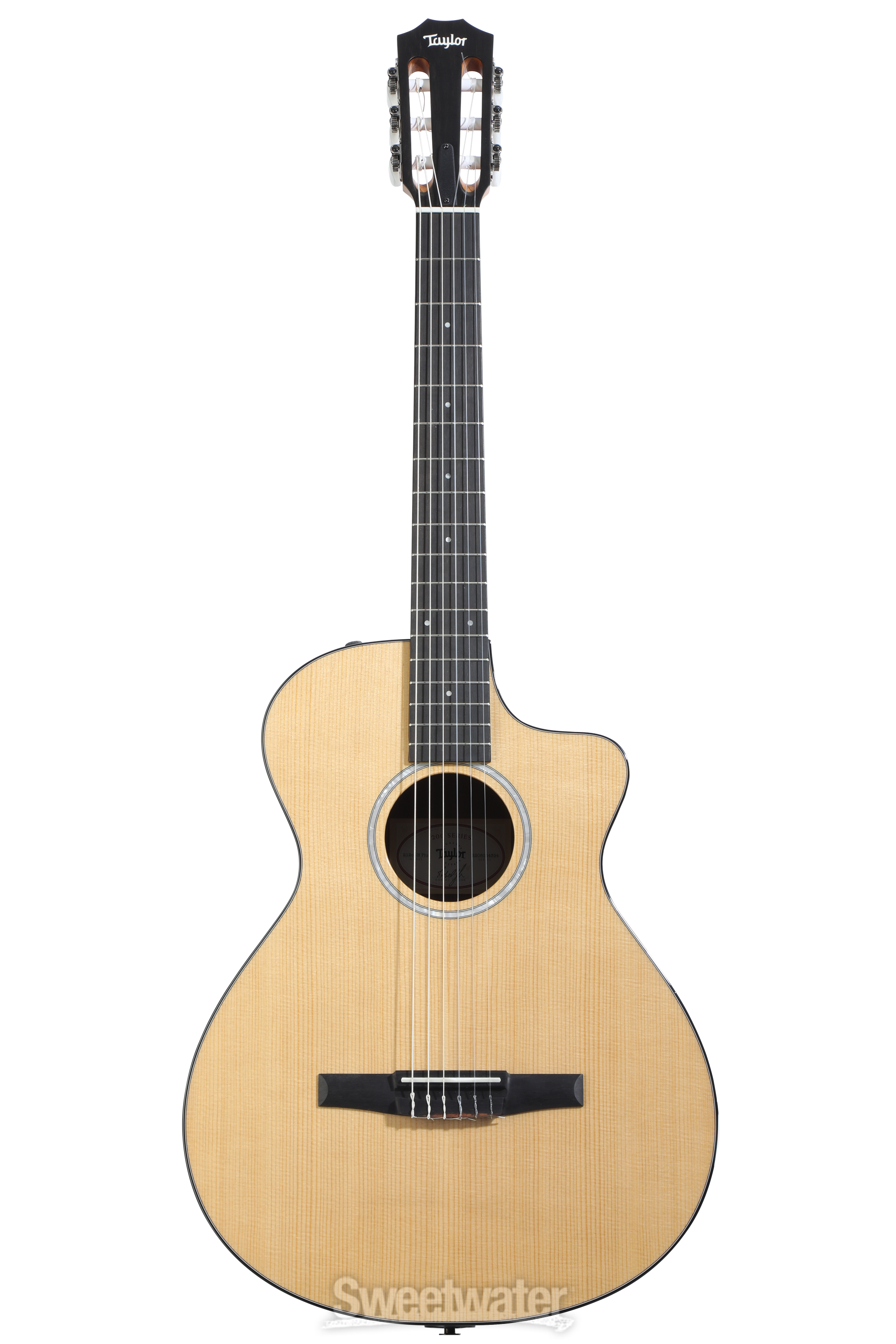 Taylor 212ce N Plus Grand Concert Acoustic electric Nylon string Guitar Natural Sweetwater