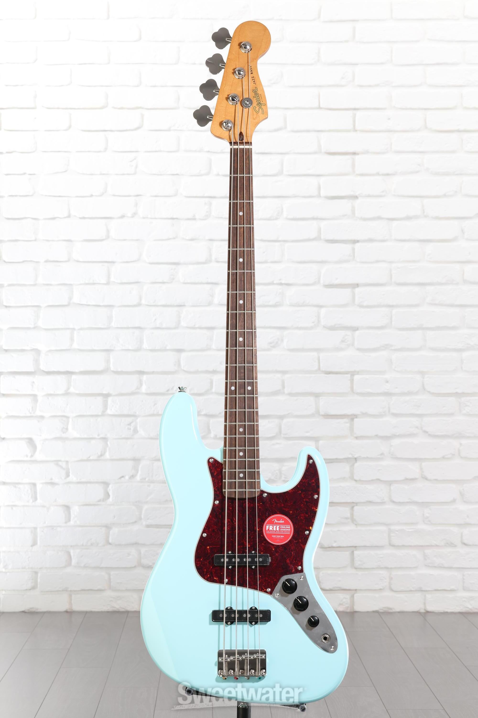 ベース Squier by Fender Classic Vibe '60s JB Squier Classic Vibe '60s Jazz Bass - Daphne Blue | Sweetwater