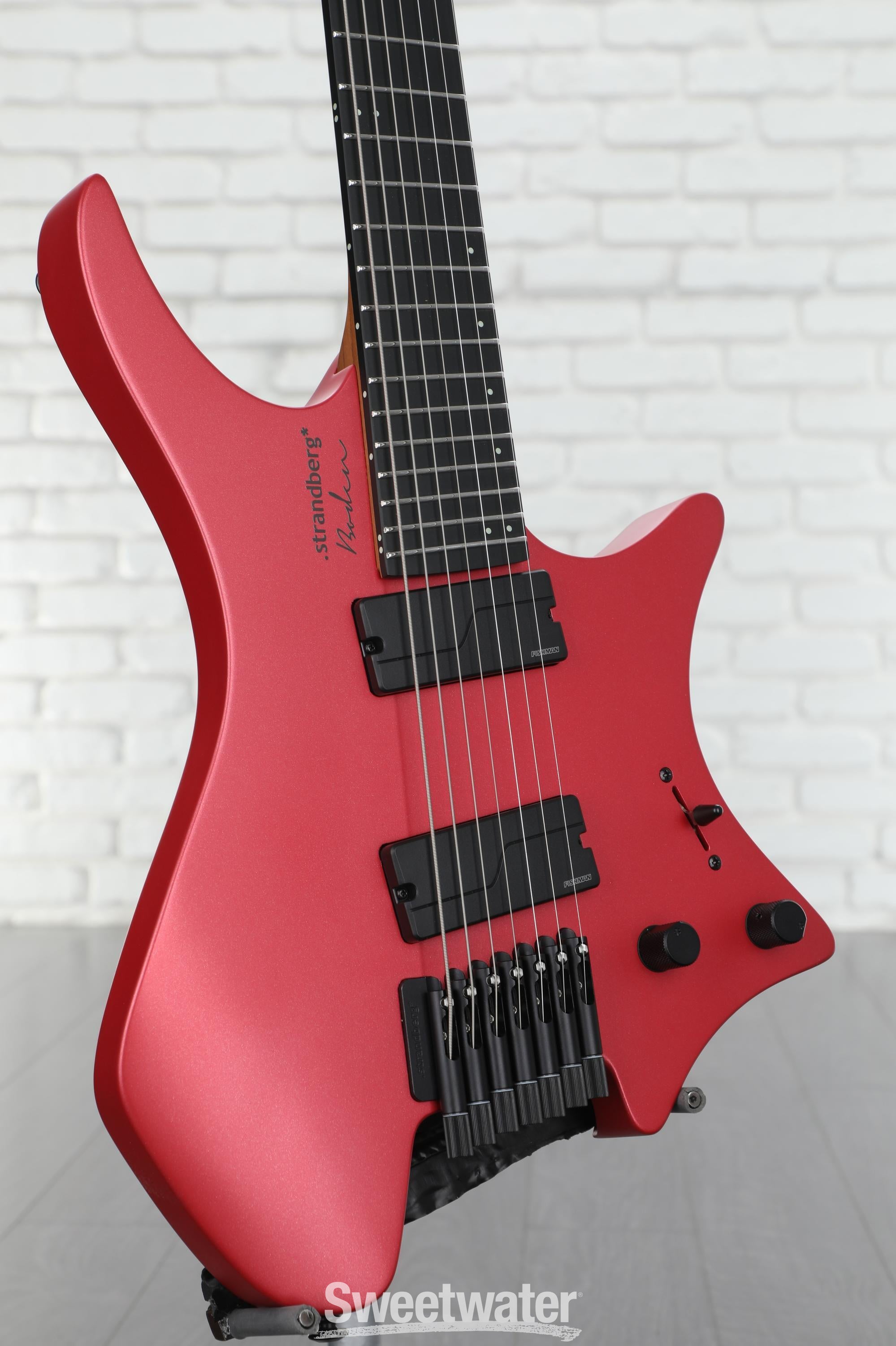 Combat strandbergシェイプ　オーダーメイドギター Strandberg Boden Metal NX 7 Electric Guitar - Blood Red | Sweetwater