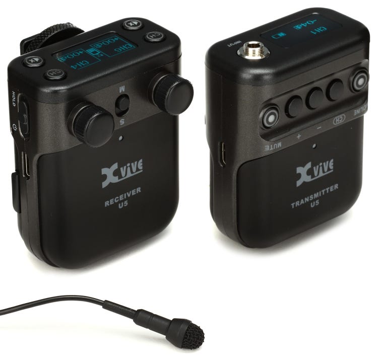 Xvive U5 Wireless Audio For Video System - Microphone - Garantie 3