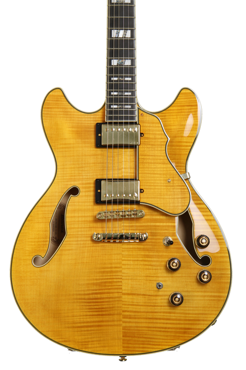 Ibanez AS105 AMB オレンジ Ibanez AS153 - Antique Amber | Sweetwater