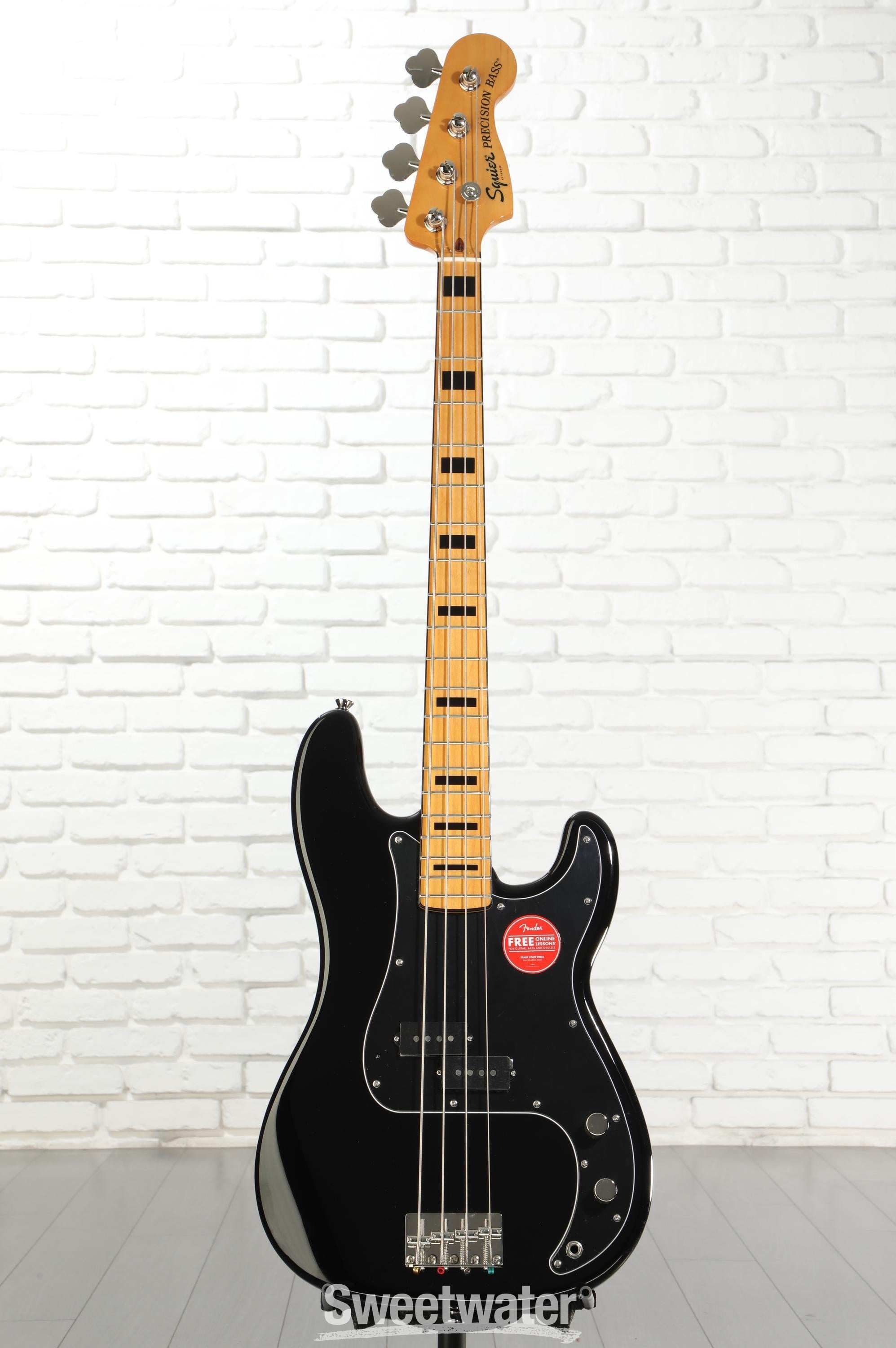 Squier Classic Vibe '70s Precision Bass - Black | Sweetwater
