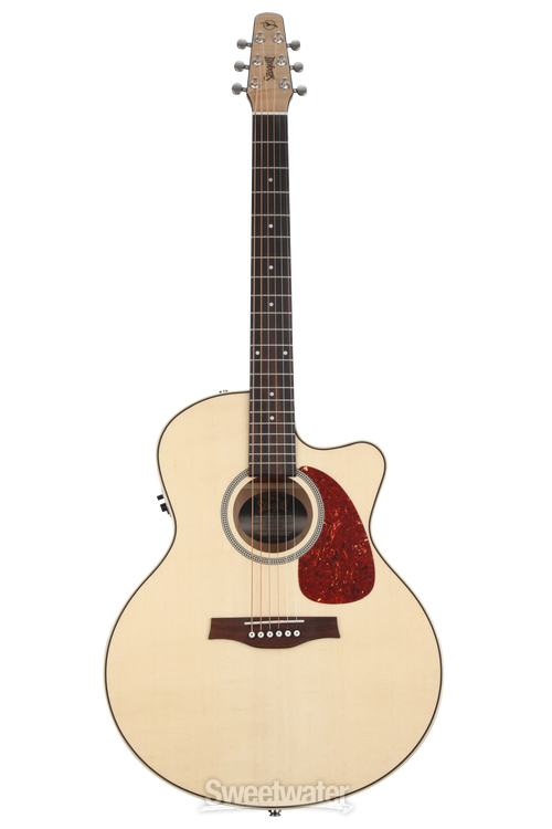 Seagull Guitars Performer Cutaway, Flame Maple QI Acoustic