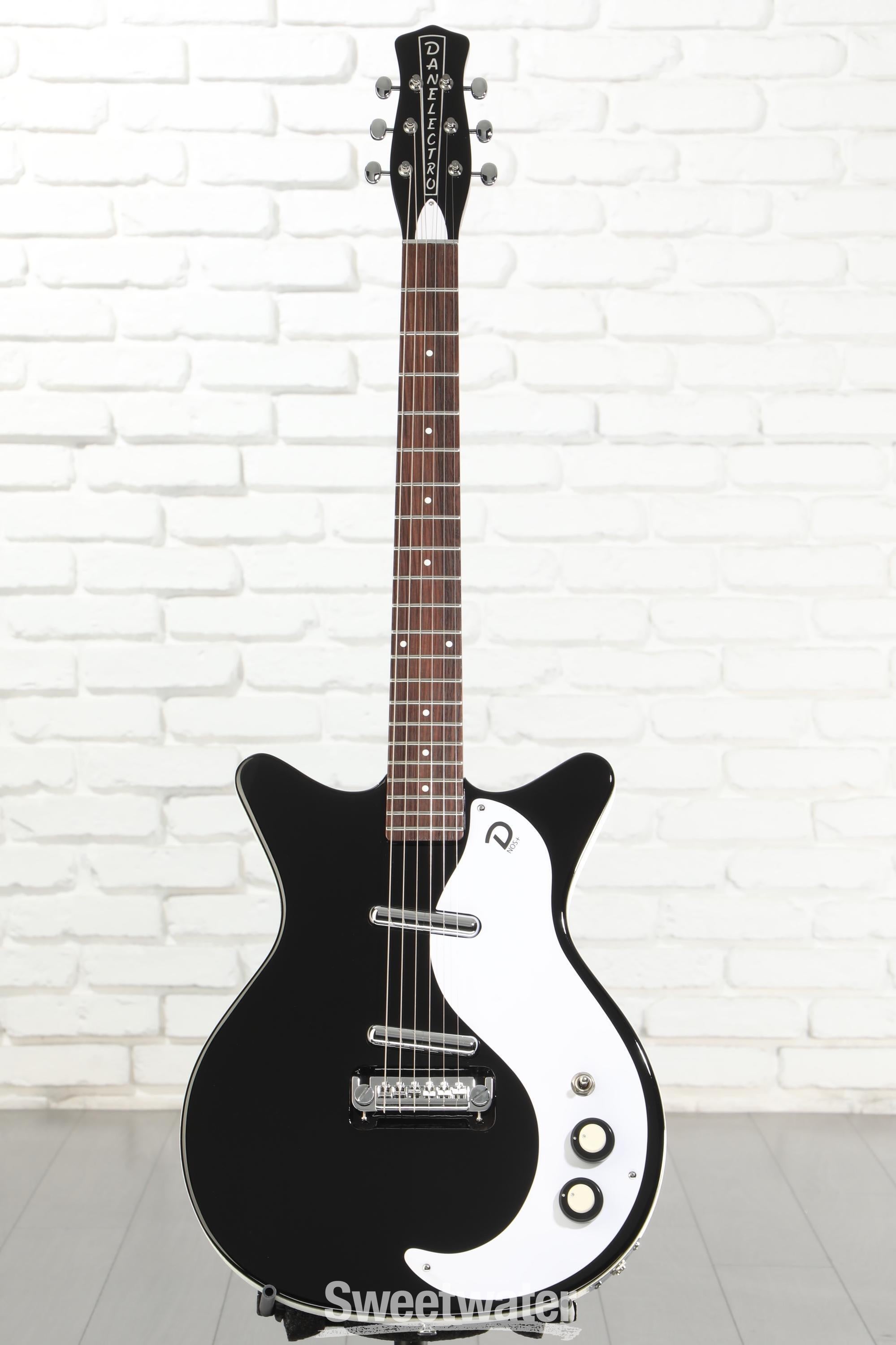 Danelectro '59M NOS+ Semi-hollowbody Electric Guitar - Black