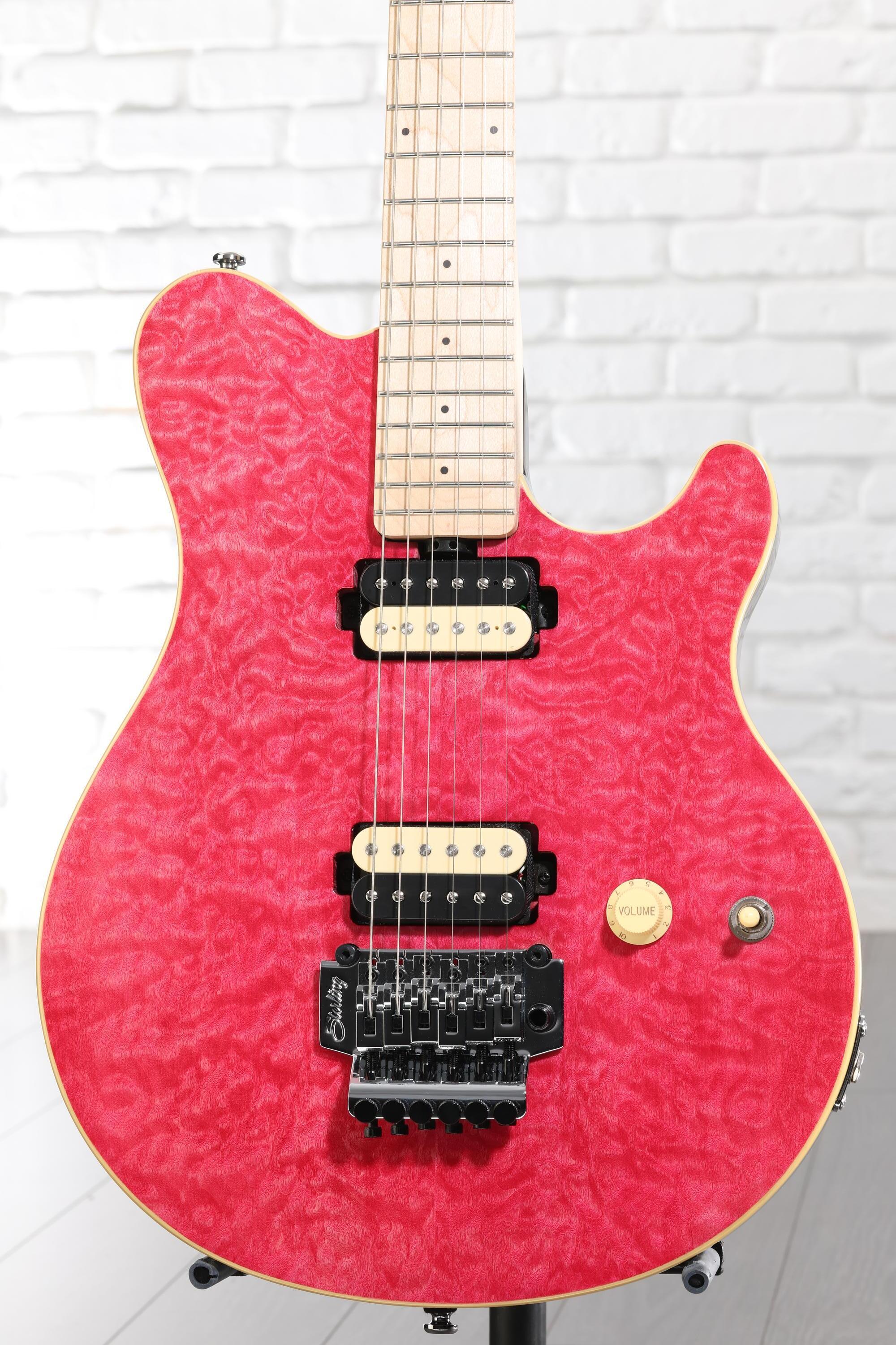 Sterling By Music Man Axis Quilted Maple Electric Guitar - Trans