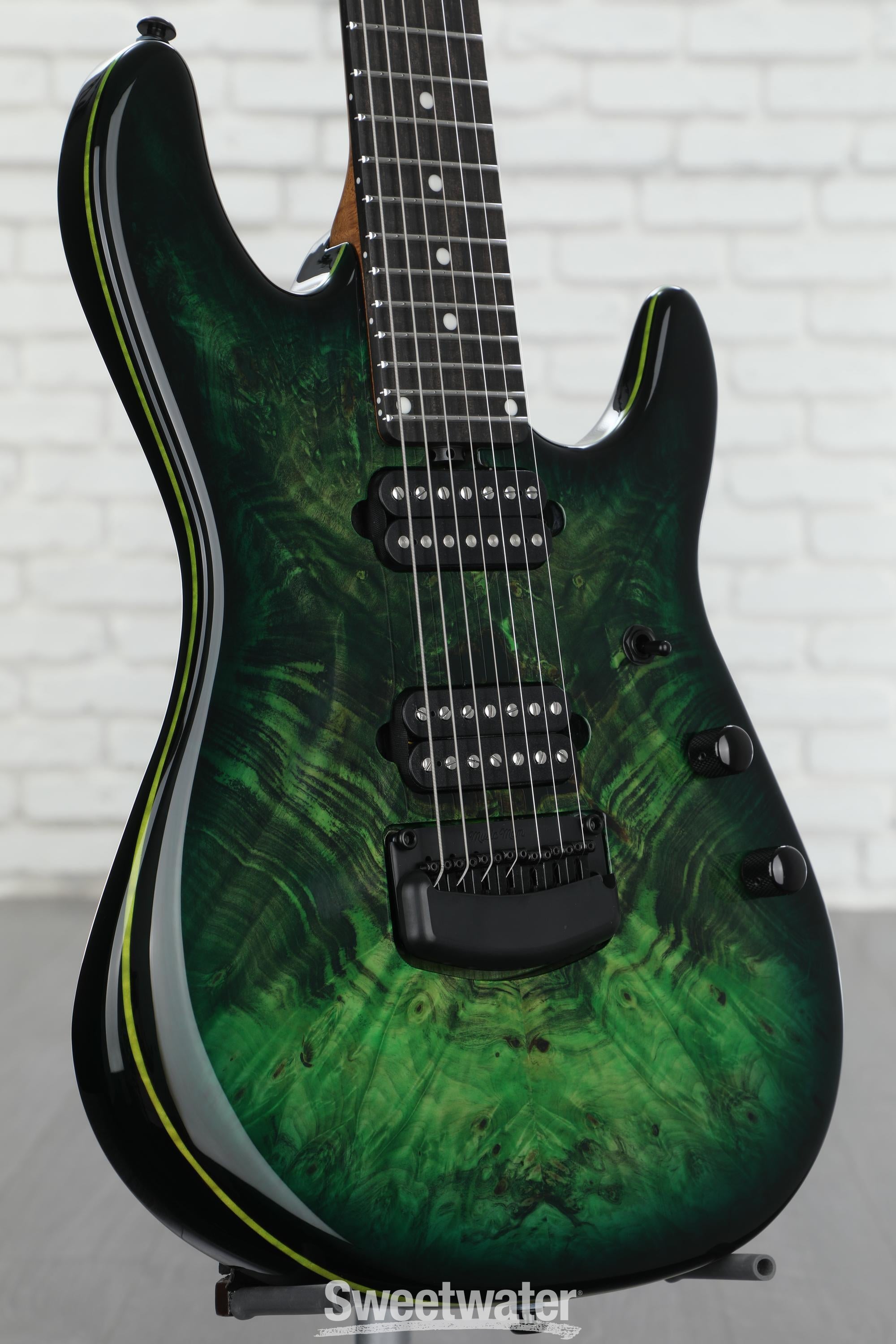 Ernie Ball Music Man Jason Richardson Signature Cutlass HT 7-string  Electric Guitar - Kokiri Forest | Sweetwater