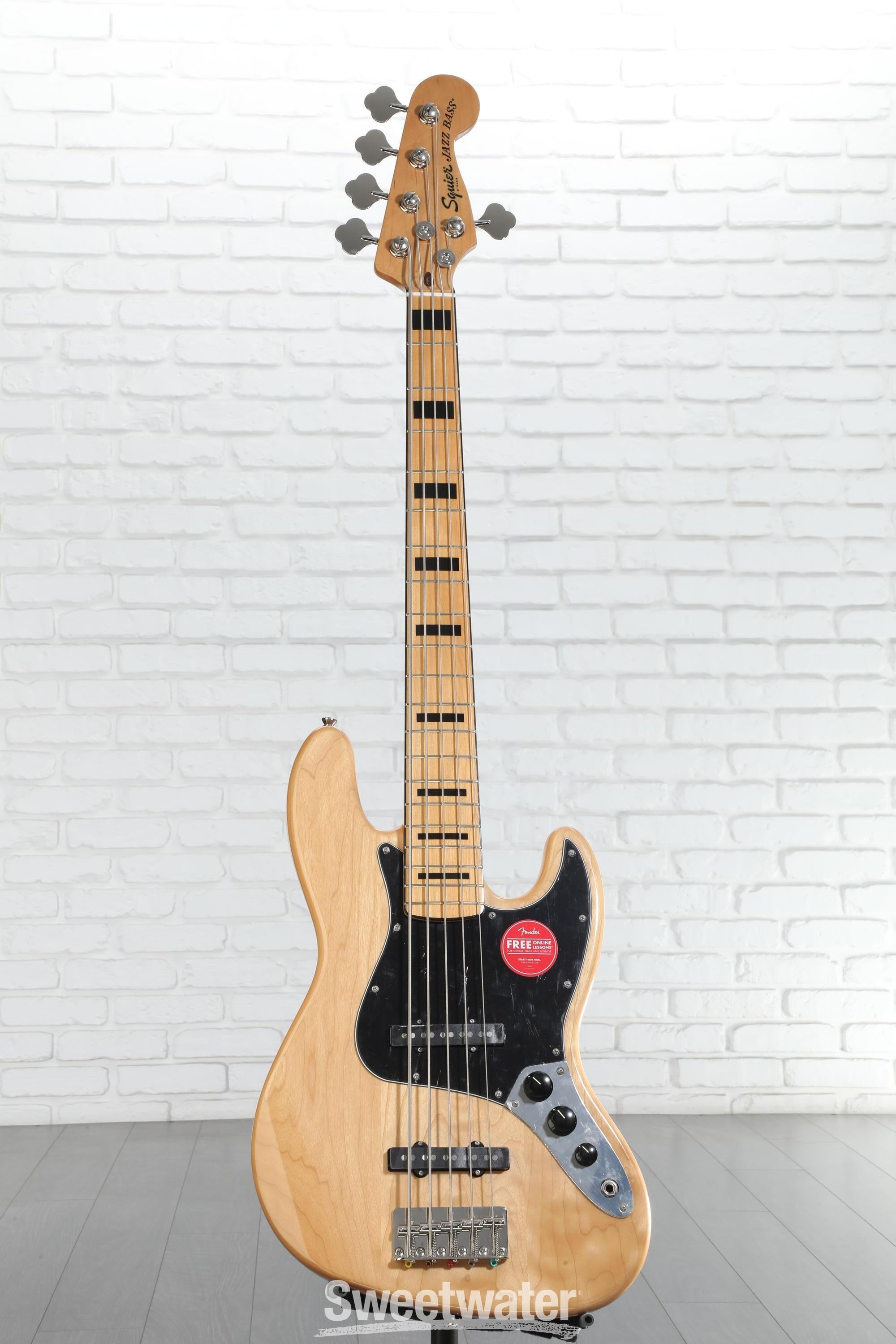 【本日のみ！】squier ClassicVibe 70s Jazz Bass Squier Classic Vibe '70s Jazz Bass V - Natural with Maple