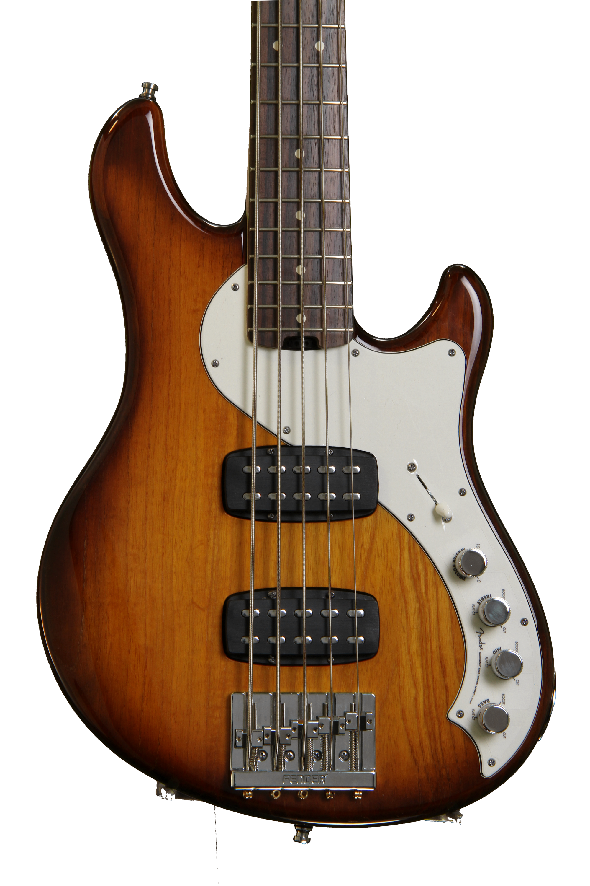 Fender American Deluxe Dimension Bass V HH - Violin Burst | Sweetwater