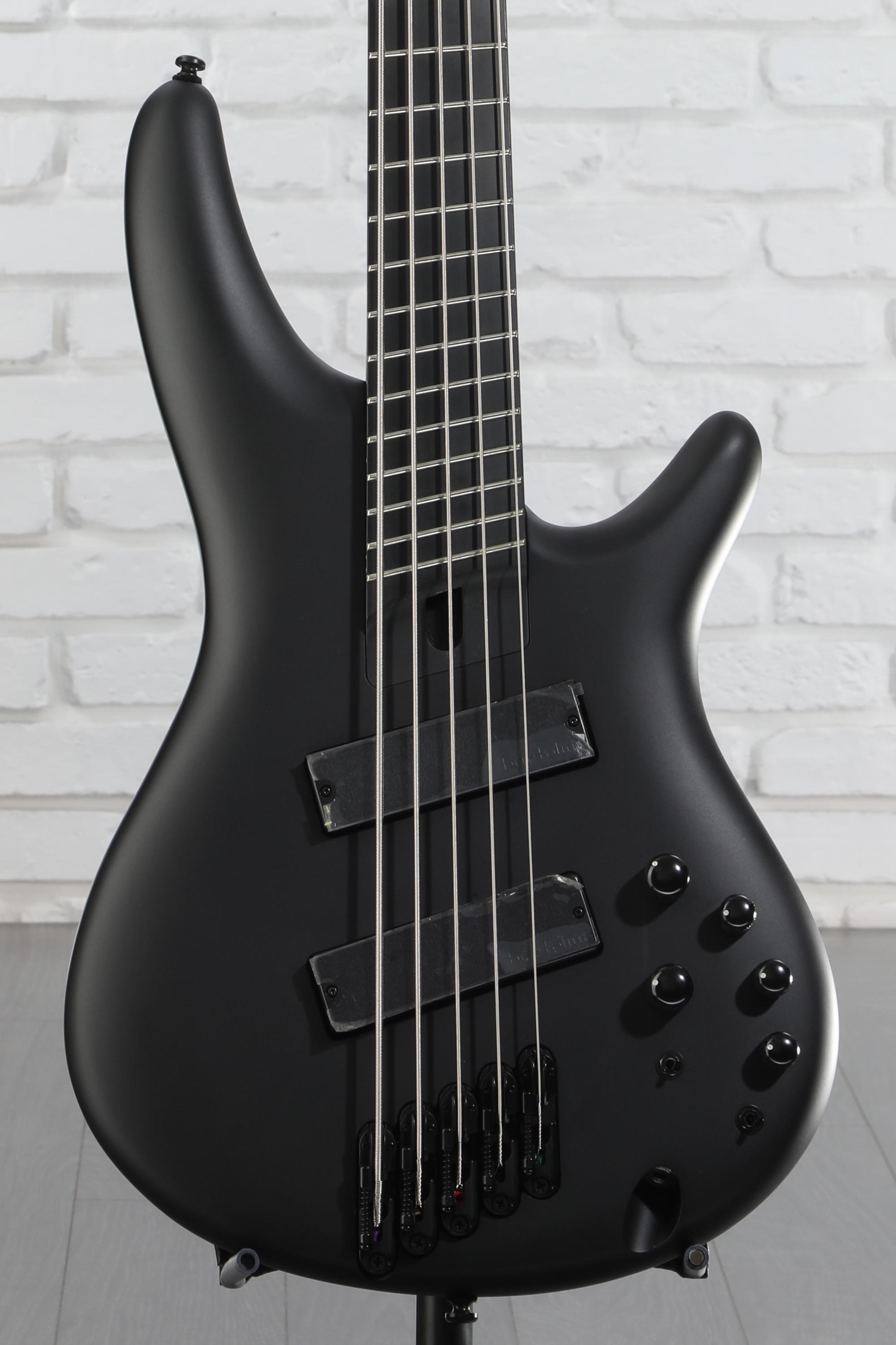Ibanez Iron Label SRMS625EX - Black Flat | Sweetwater
