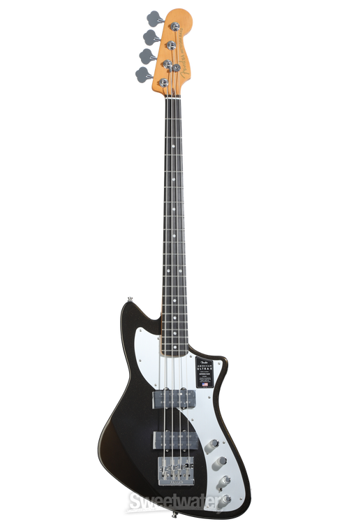 Fender American Ultra II Meteora Bass - Texas Tea, Ebony