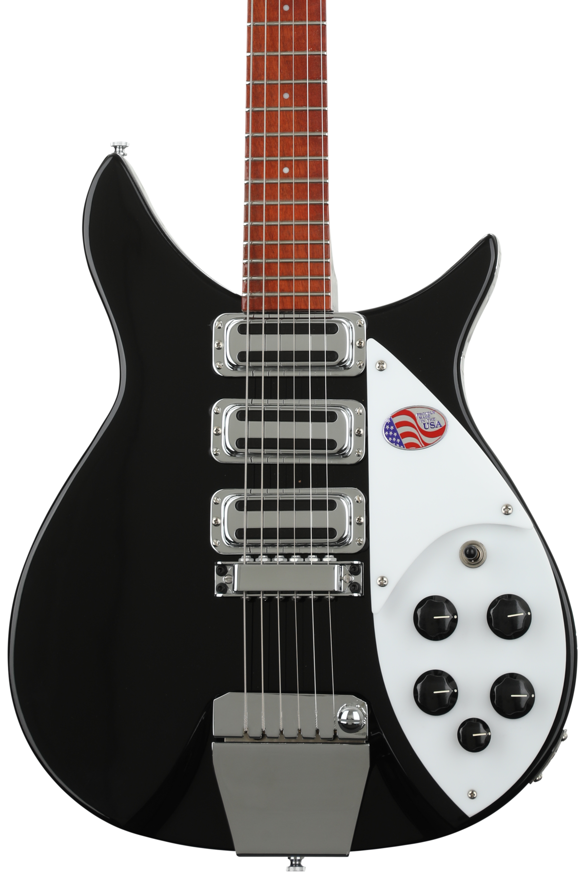 Rickenbacker 325C64 Miami 3 Pickup Semi-Hollow Guitar- Jetglo