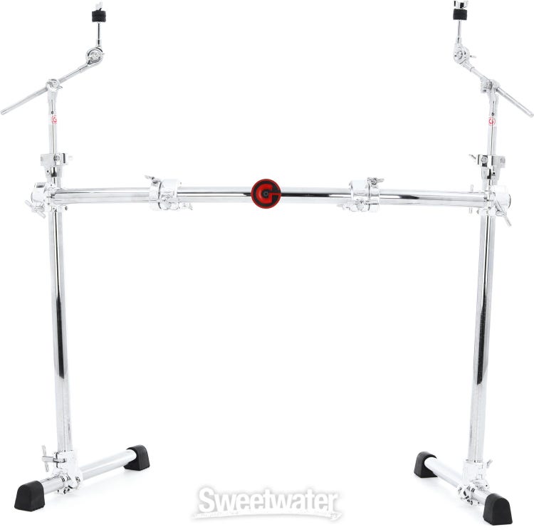 Gibraltar Chrome Series Curved Front Rack with Cymbal Booms - GCS302C