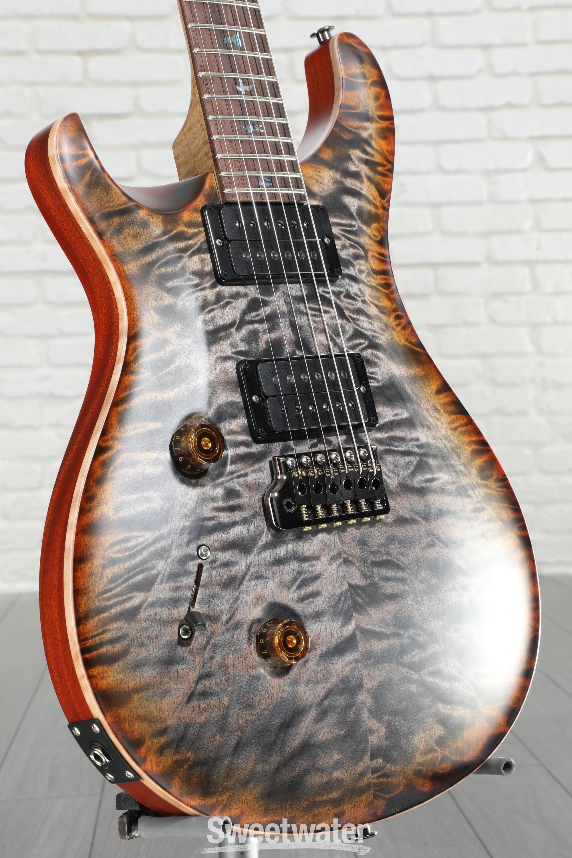 ギター PRS Custom24 10top Lefty PRS Custom 24 Aquamarine Quilted Maple 10 Top Lefty (594