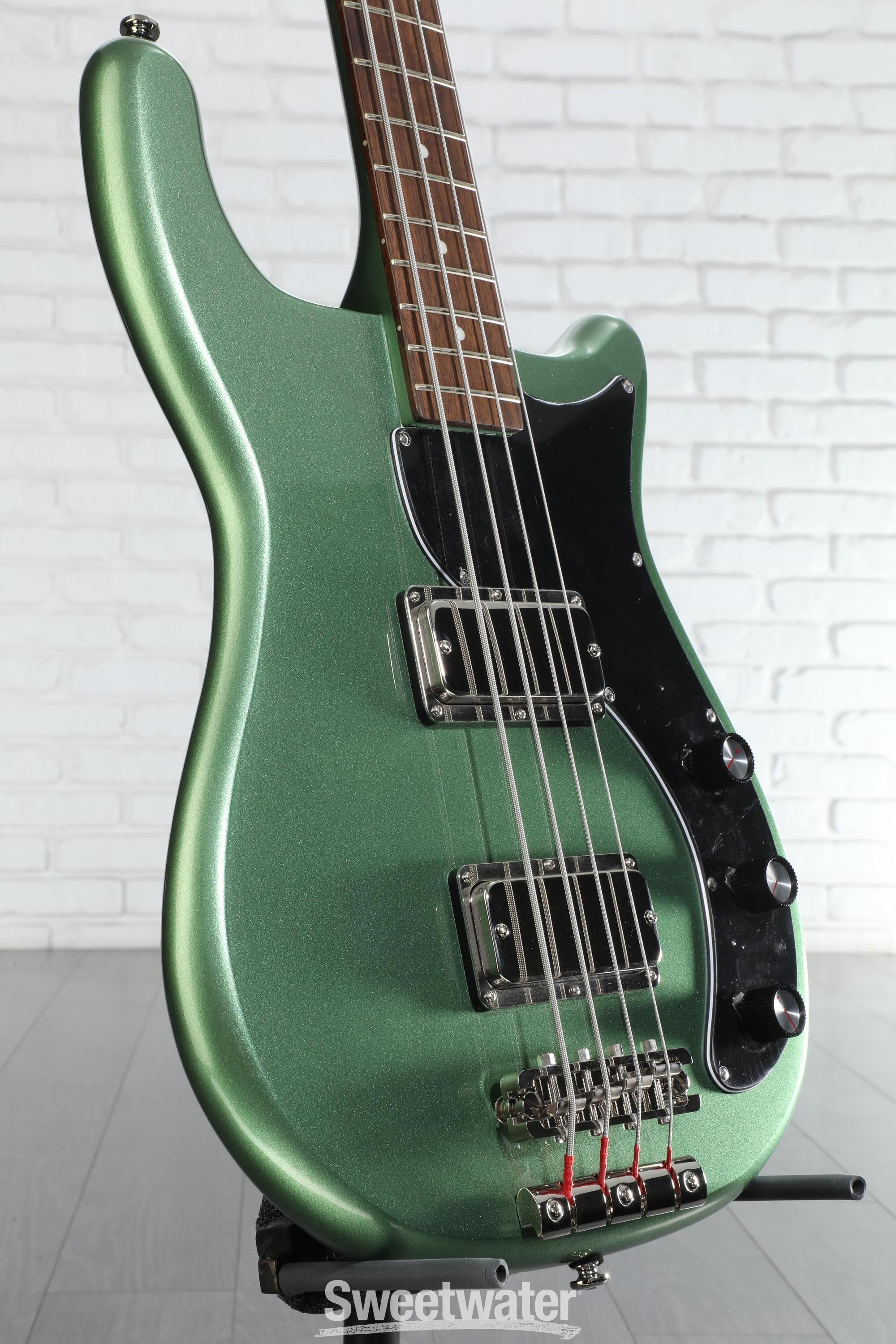 Epiphone Embassy Bass Guitar - Wanderlust Green Metallic | Sweetwater