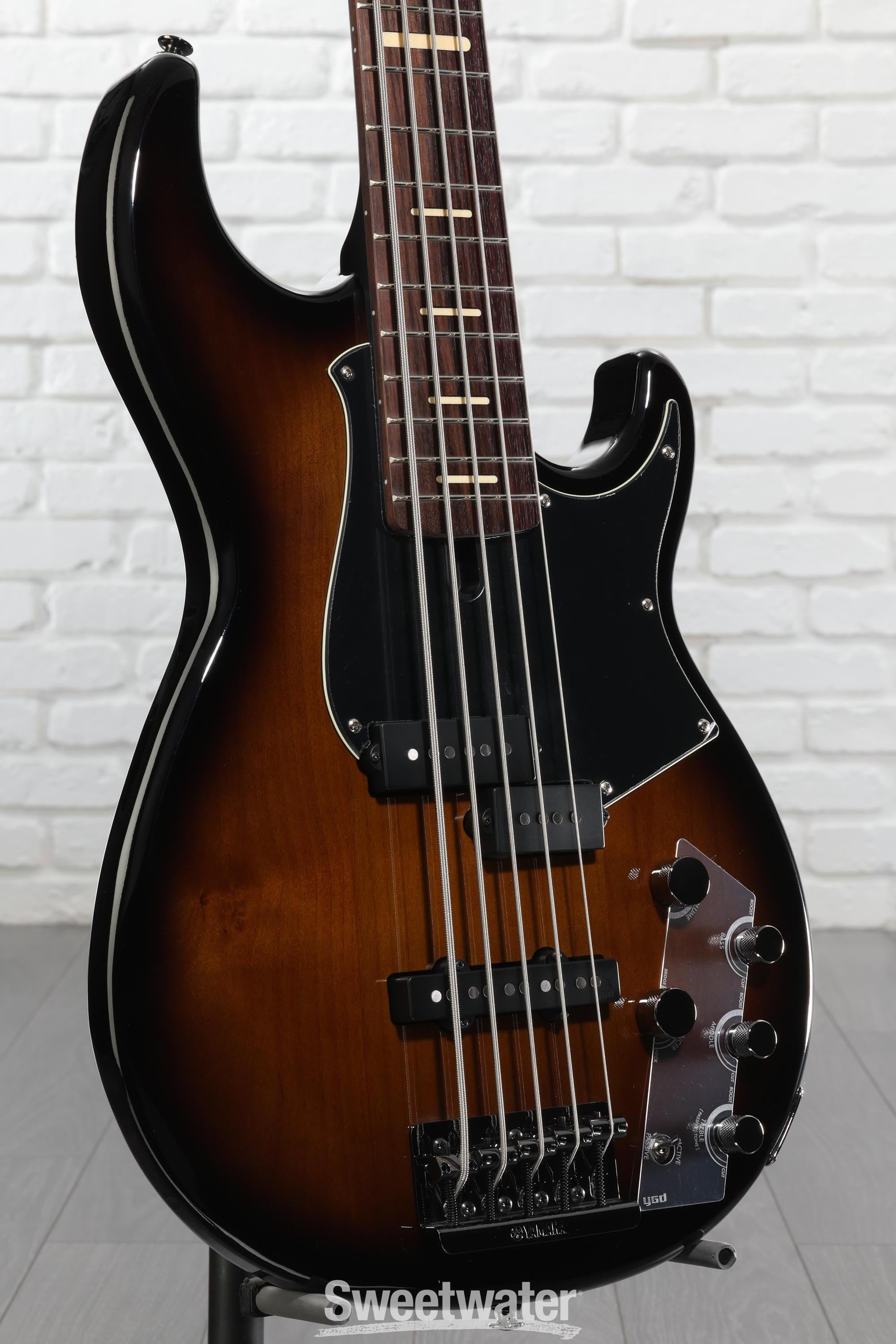 Yamaha BB735A 5-string Bass Guitar - Dark Coffee Sunburst | Sweetwater