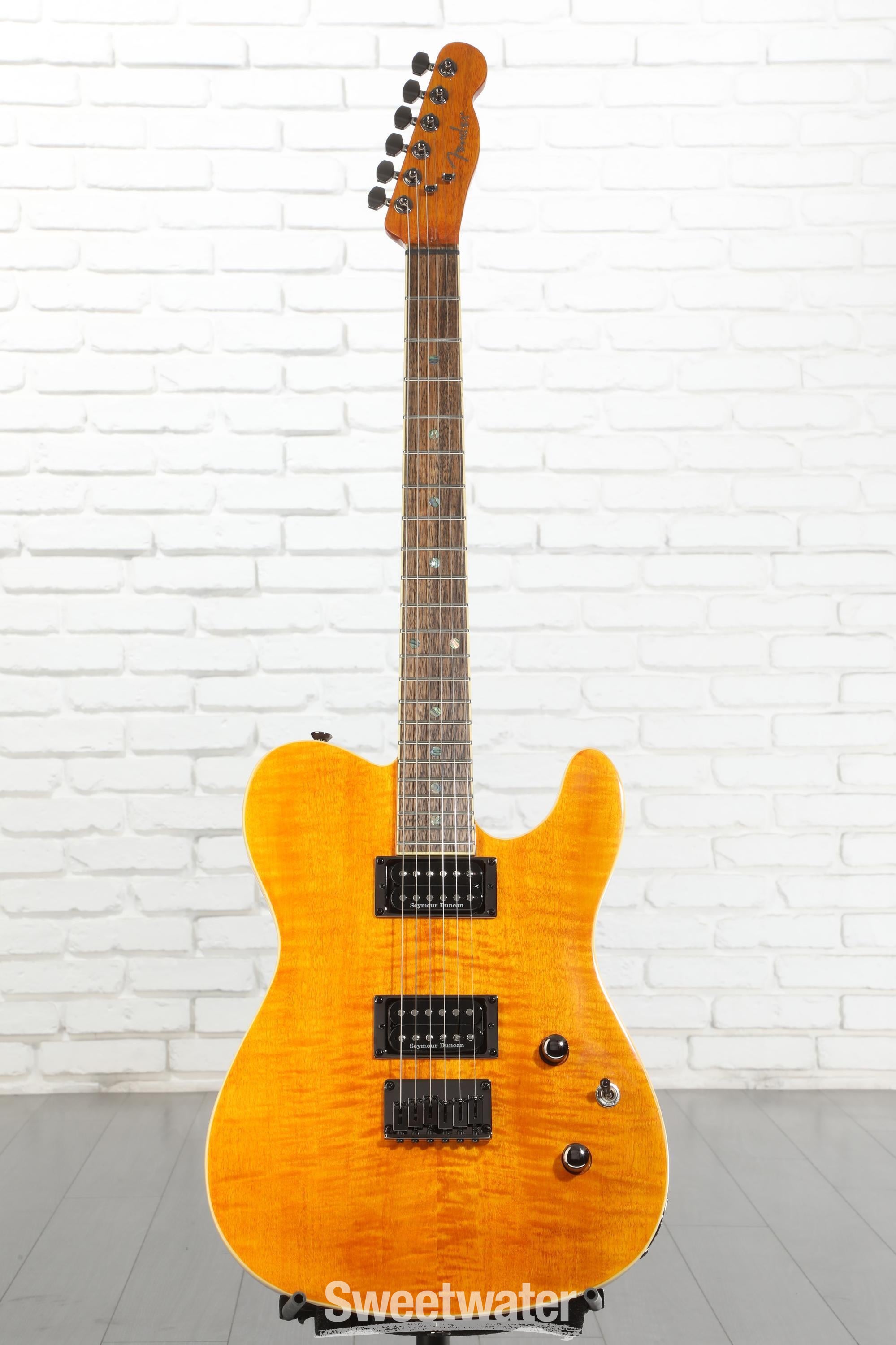Fender Custom Telecaster FMT HH アンバー Fender Special Edition Custom Telecaster FMT HH - Amber | Sweetwater