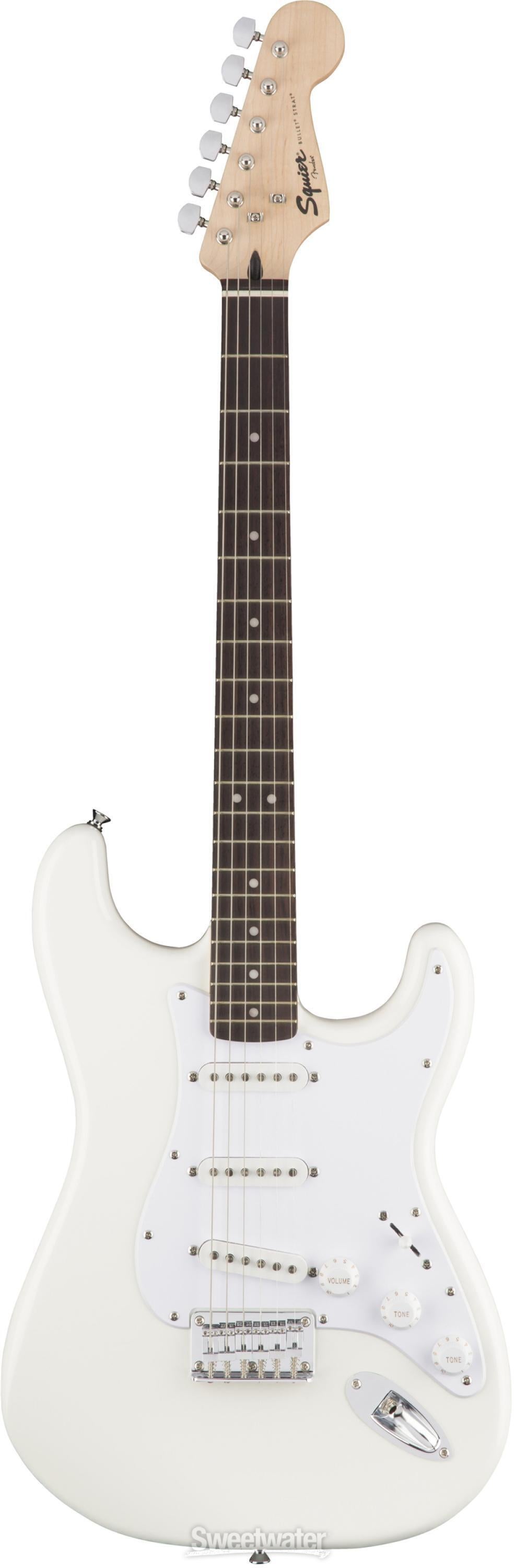 【匿名配送】squier bullet strat / エレキギター ホワイト Amazon | Squier by Fender スクワイヤー エレキギター Bullet