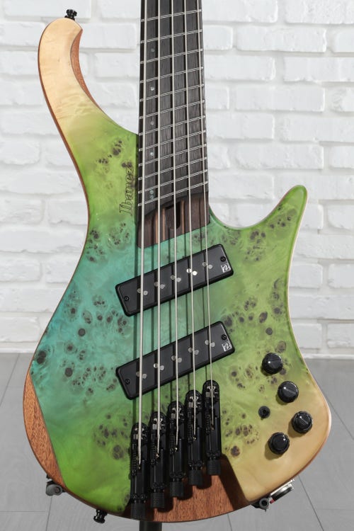 Ibanez Bass Workshop EHB1505MS Bass Guitar - Ocean Inlet Flat