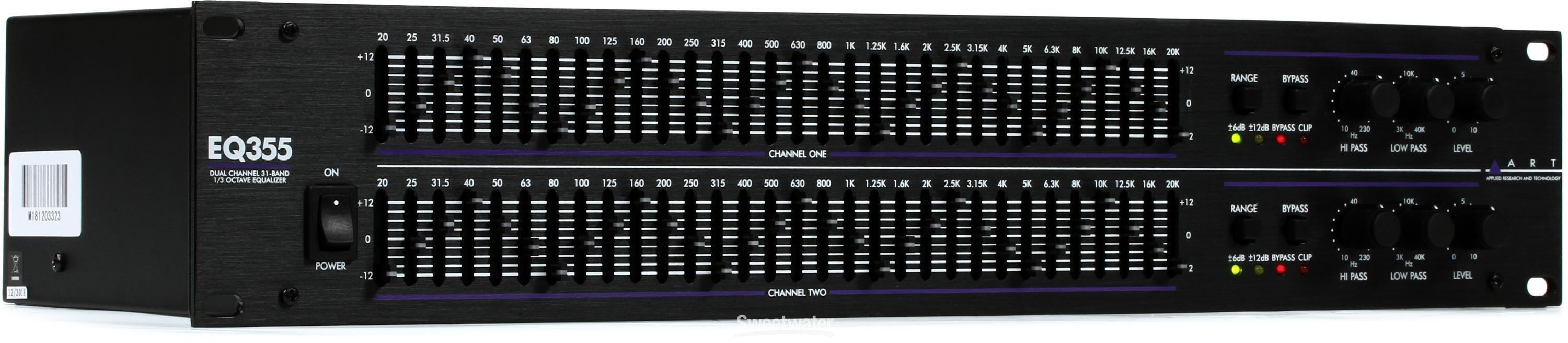 ART EQ-355 Dual 31-band Graphic Equalizer | Sweetwater