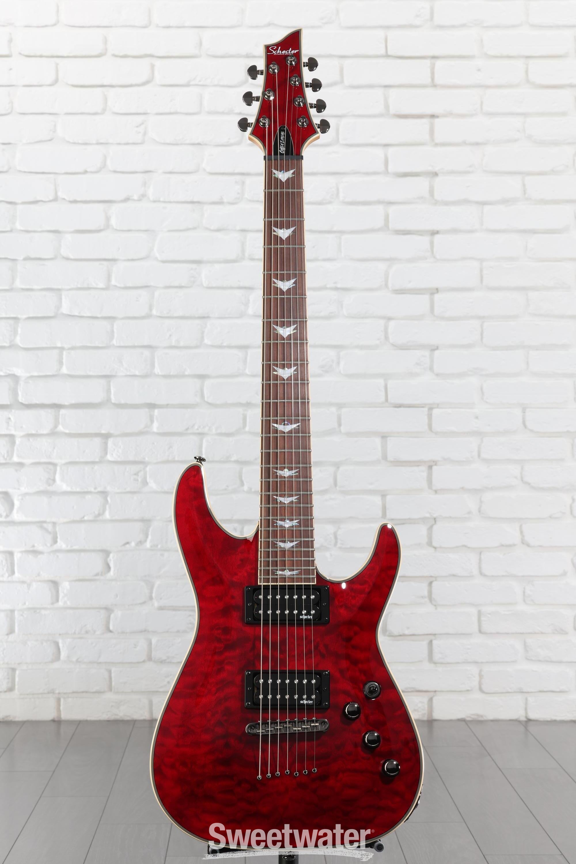 Schecter Omen Extreme-7 Electric Guitar - Black Cherry | Sweetwater