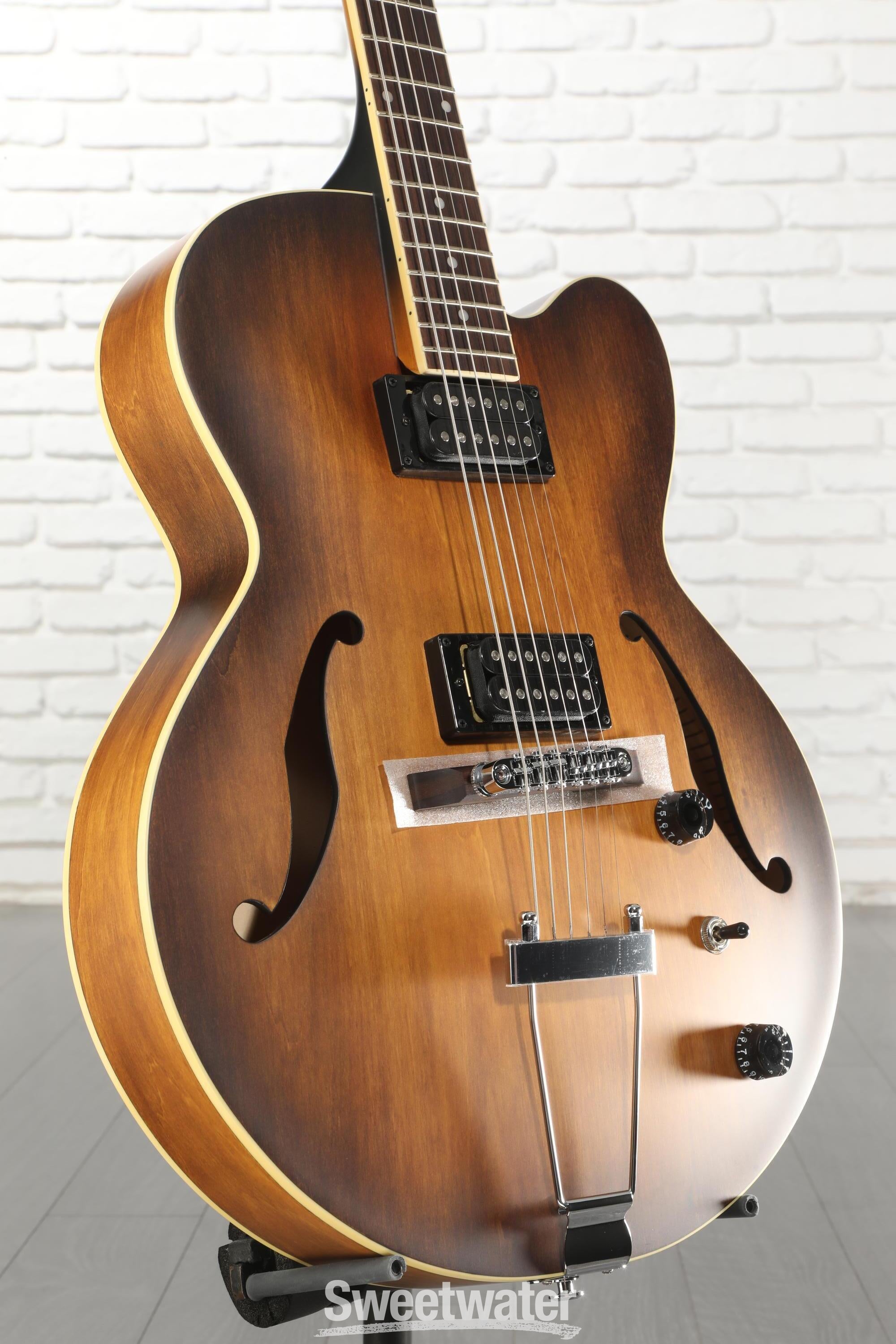 Photo of Ibanez Artcore AF55 Hollowbody Electric Guitar - Tobacco Flat